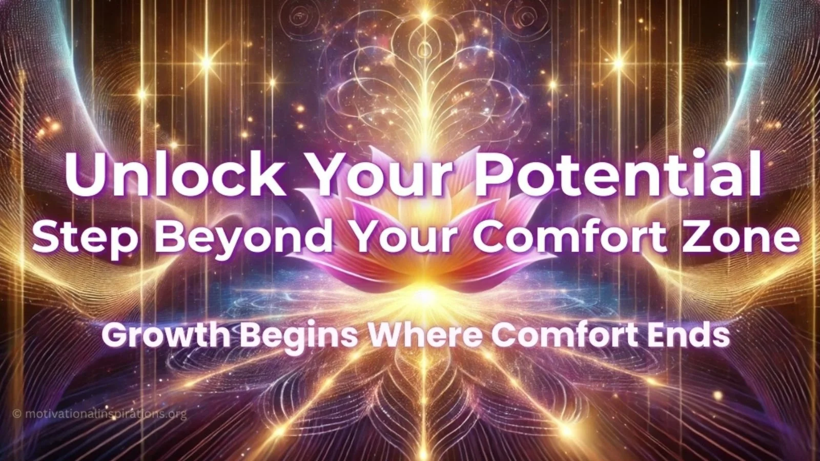 Step Outside                         Your Comfort Zone                 to Unlock Personal Growth