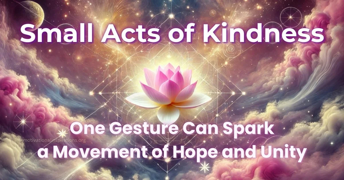 Small Acts of Kindness Changing a Community