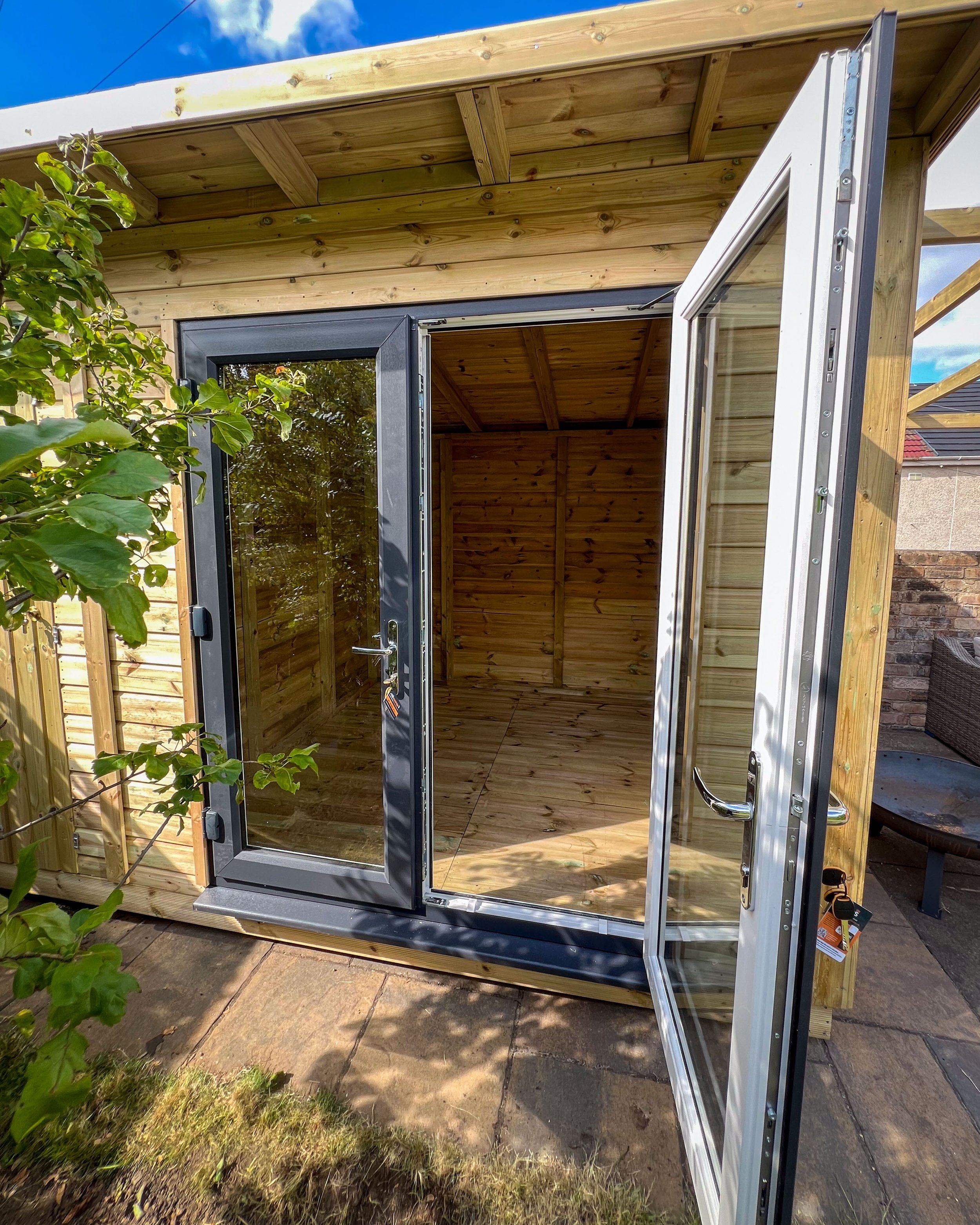 8 by 12 Pent and Pergola — SDS Garden Buildings & Landscapes