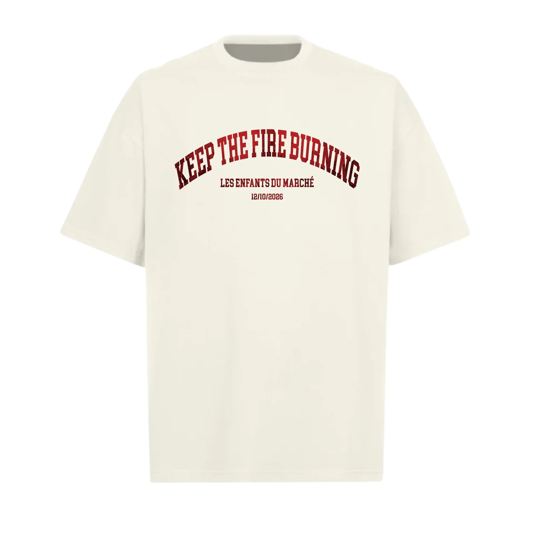 tshirt keep the fire CREME.jpg