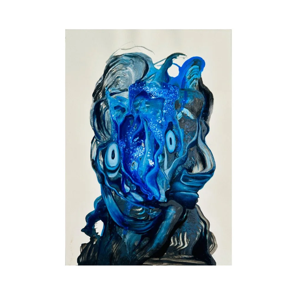 Blue portrait