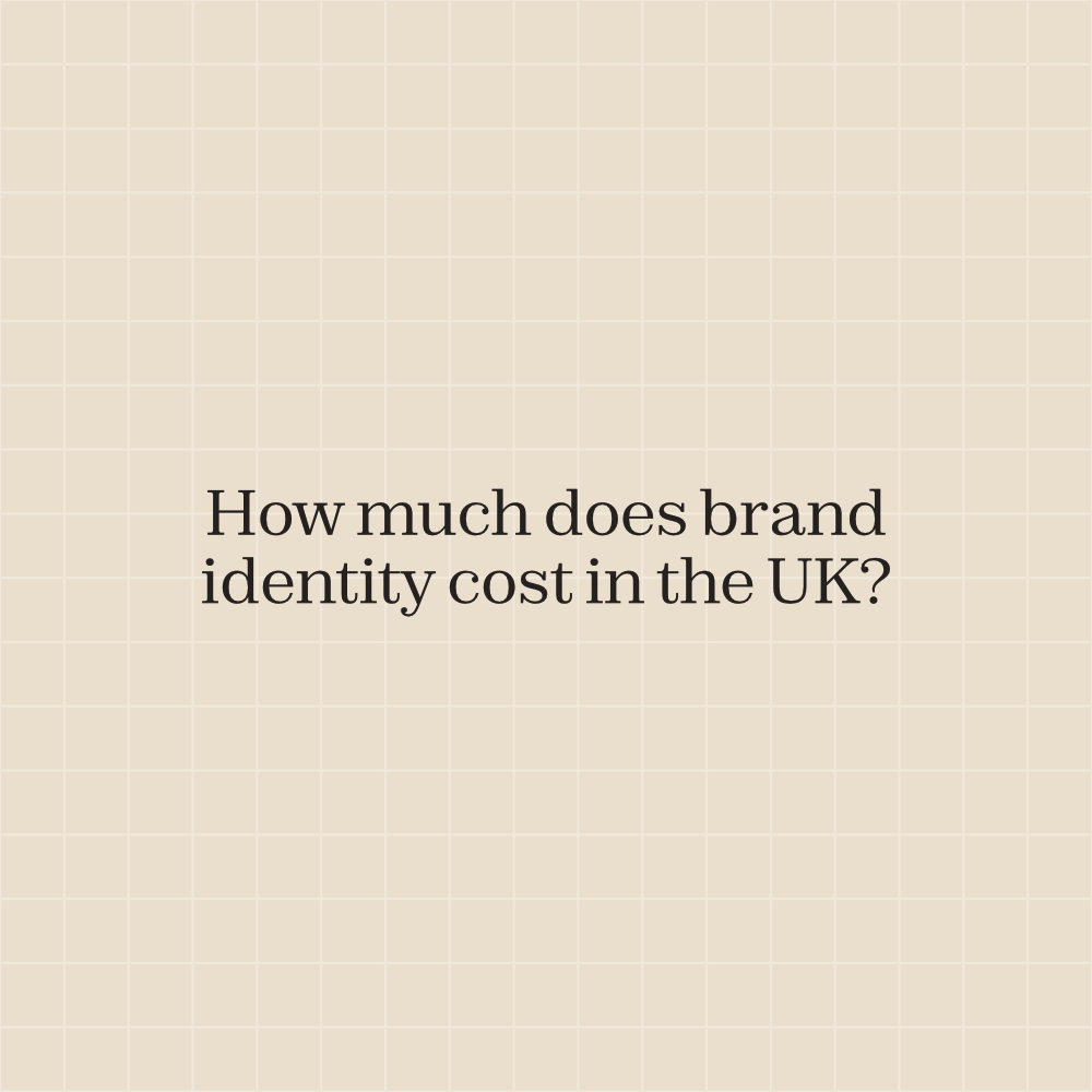 How Much Does Brand Identity Design Cost in the UK?