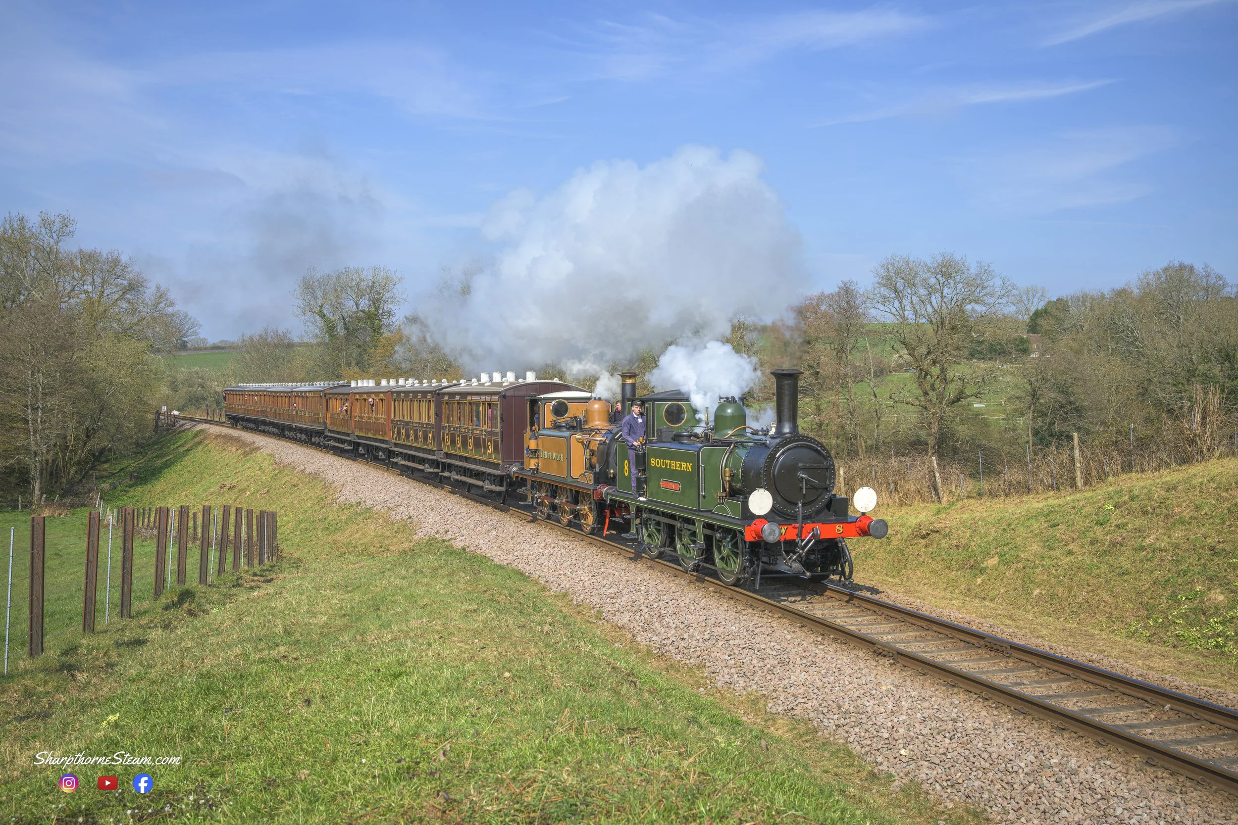 The Bluebell Railway - Spring Steam Gala Celebrating Photographers on the Line! 