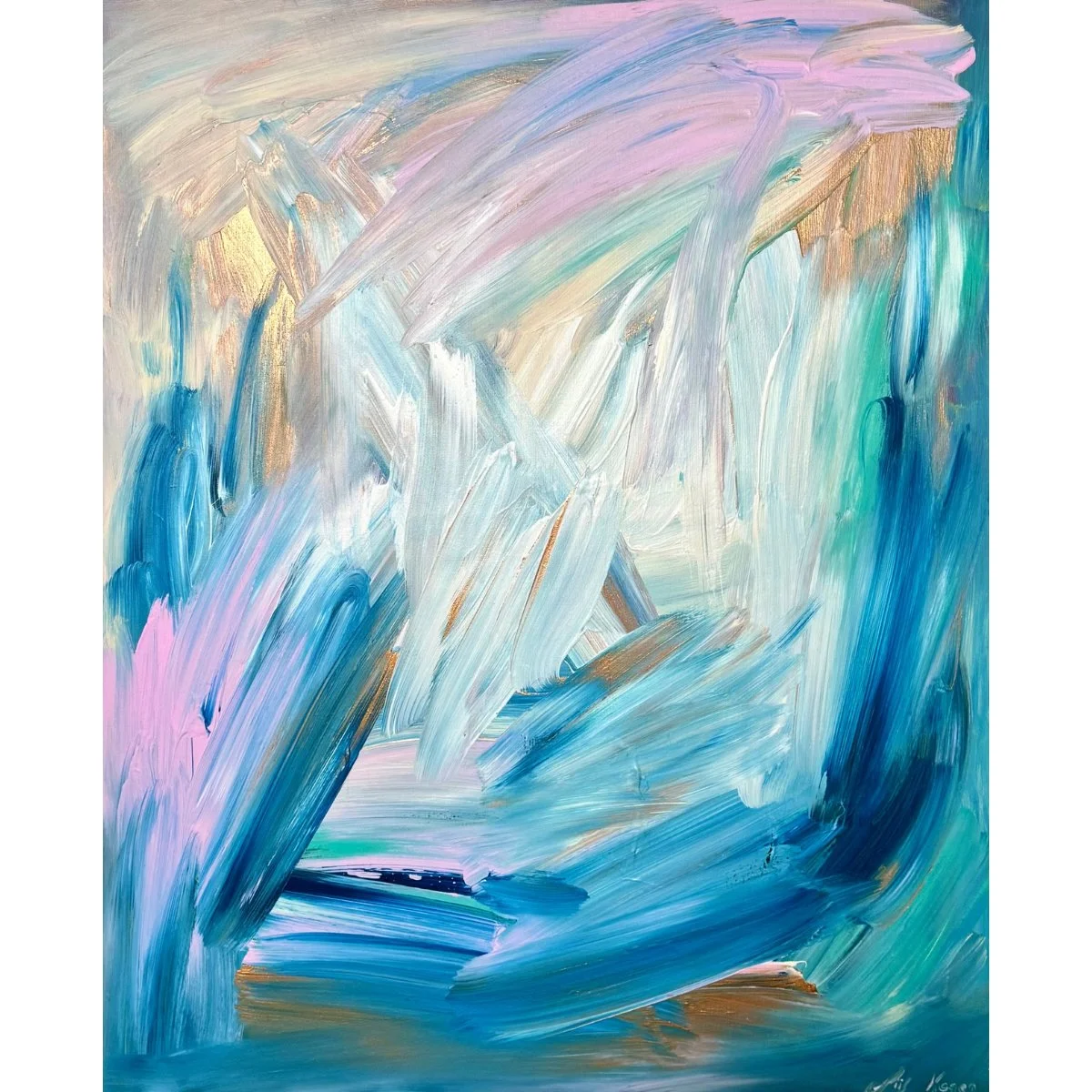 White Butterfly | 2026, acrylic on canvas | 81 x 65 cm