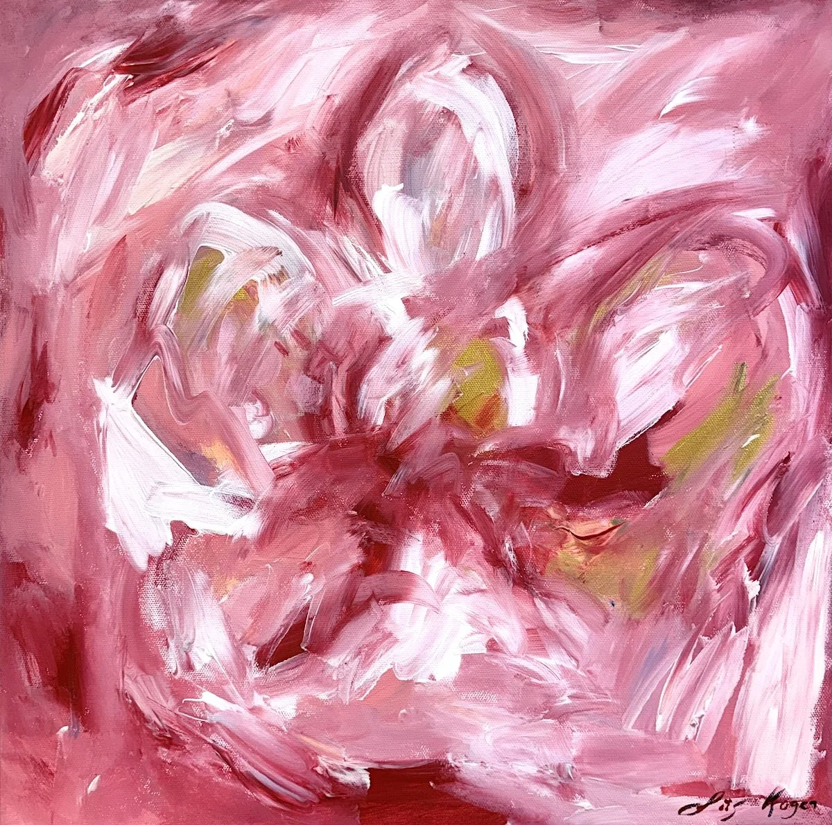 Phalaenopsis Hybrid | 2026, acrylic on canvas | 61 x 61 cm