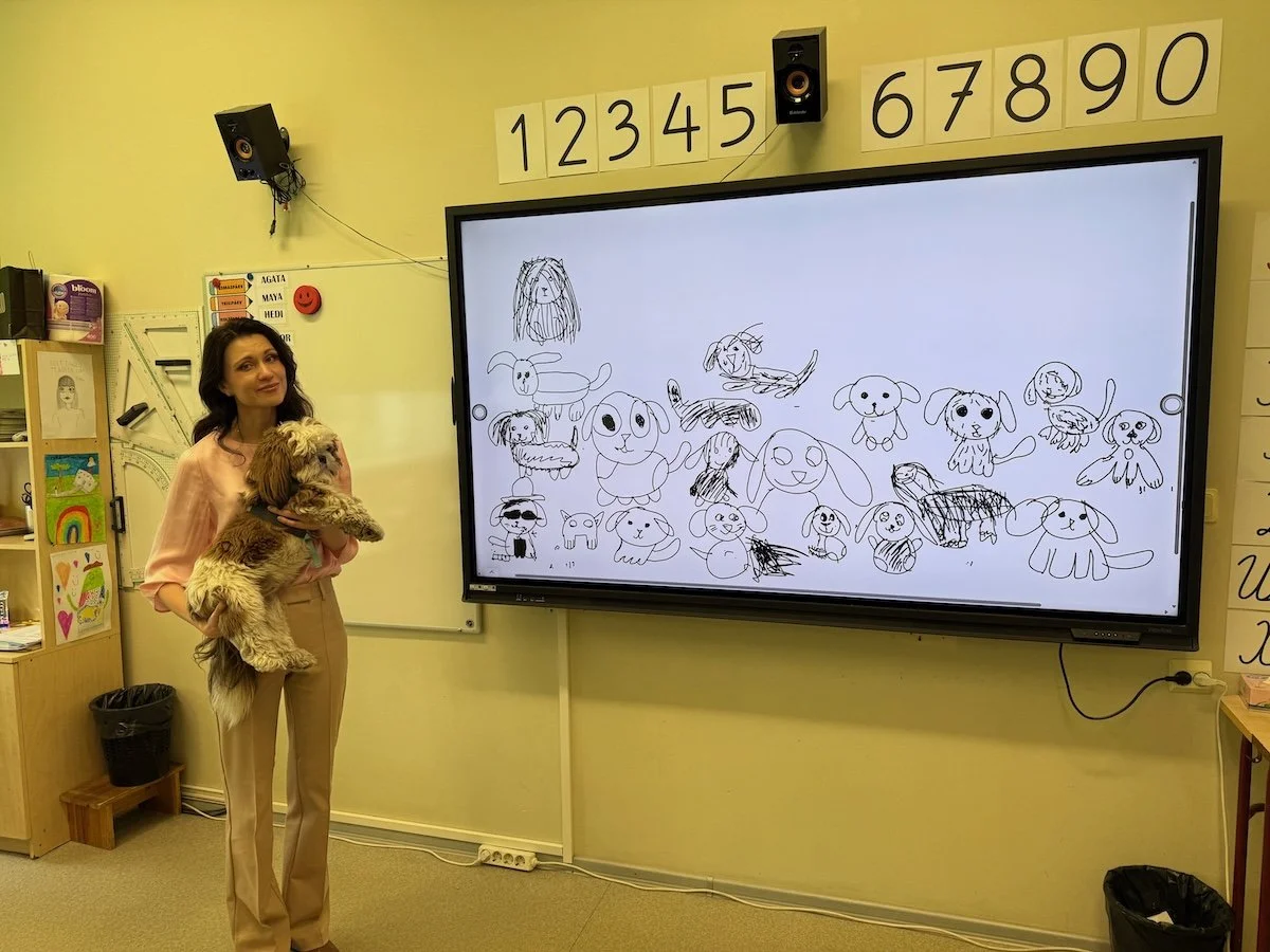 Today I Went to Give an Art Class