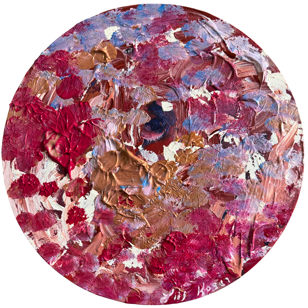 Rose Eye | 2026, acrylic on canvas | 30 x 30 cm