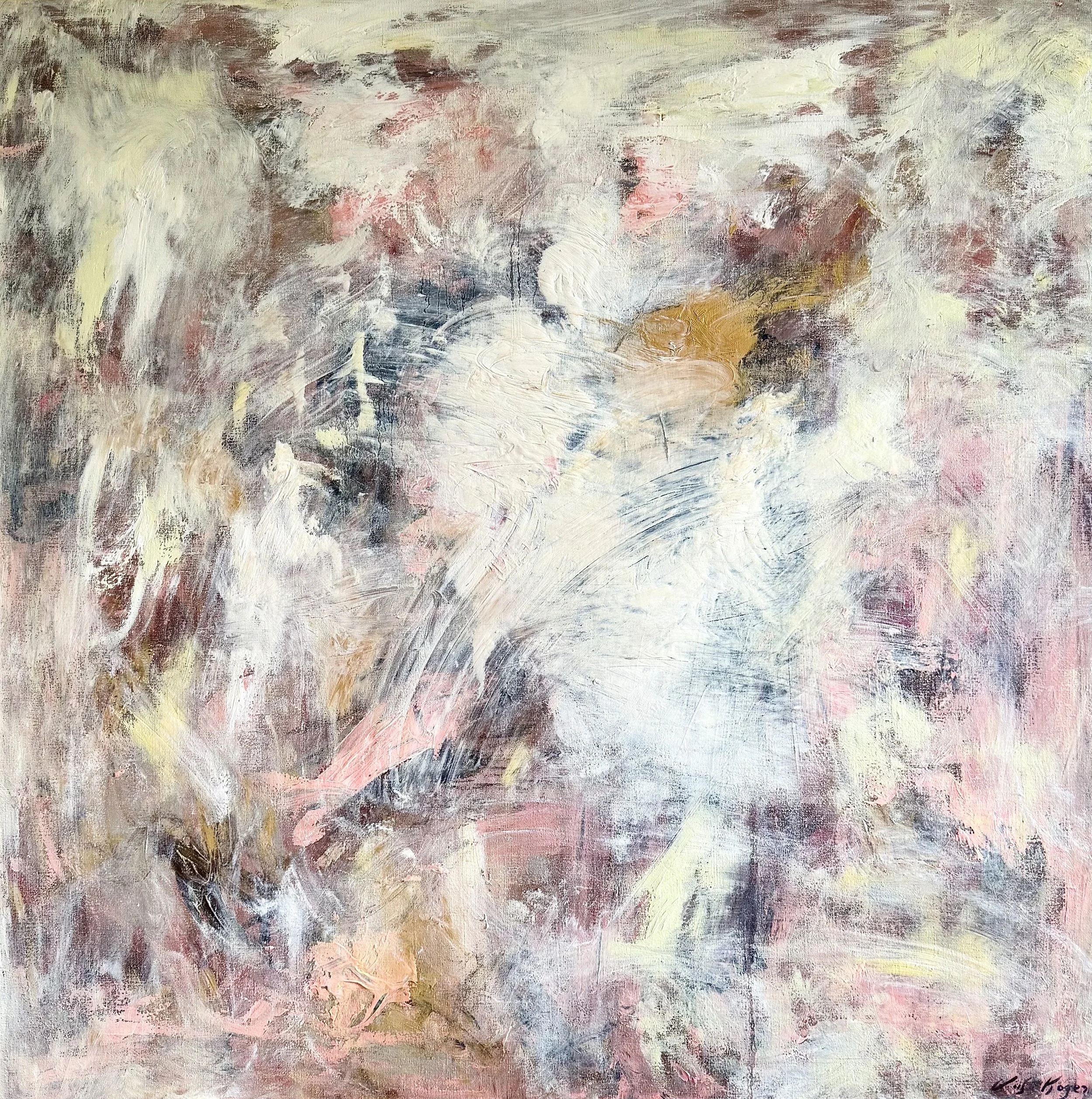 Telepathic Communication. 2026, oil on linen, 100 x 100 cm.jpg
