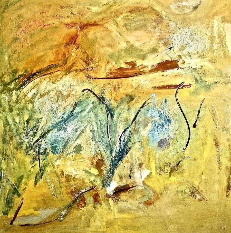 You My Summer. 2016, oil on canvas, 100 x 100 cm.