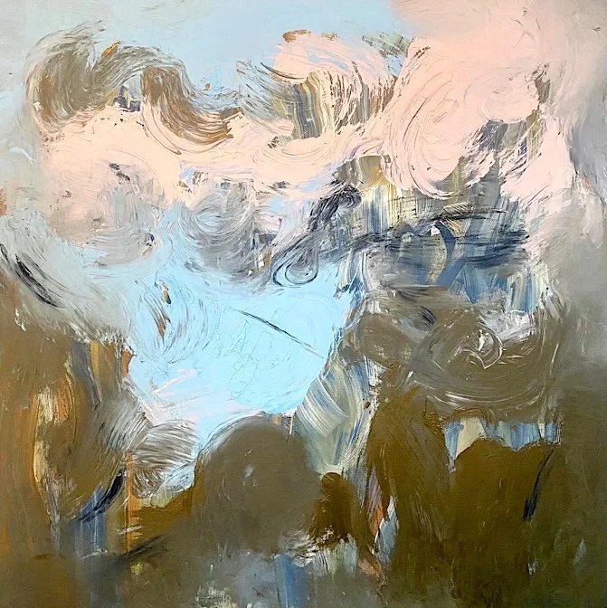 Weight Of Water. 2020, acrylic on canvas, 120 x 120 cm.
