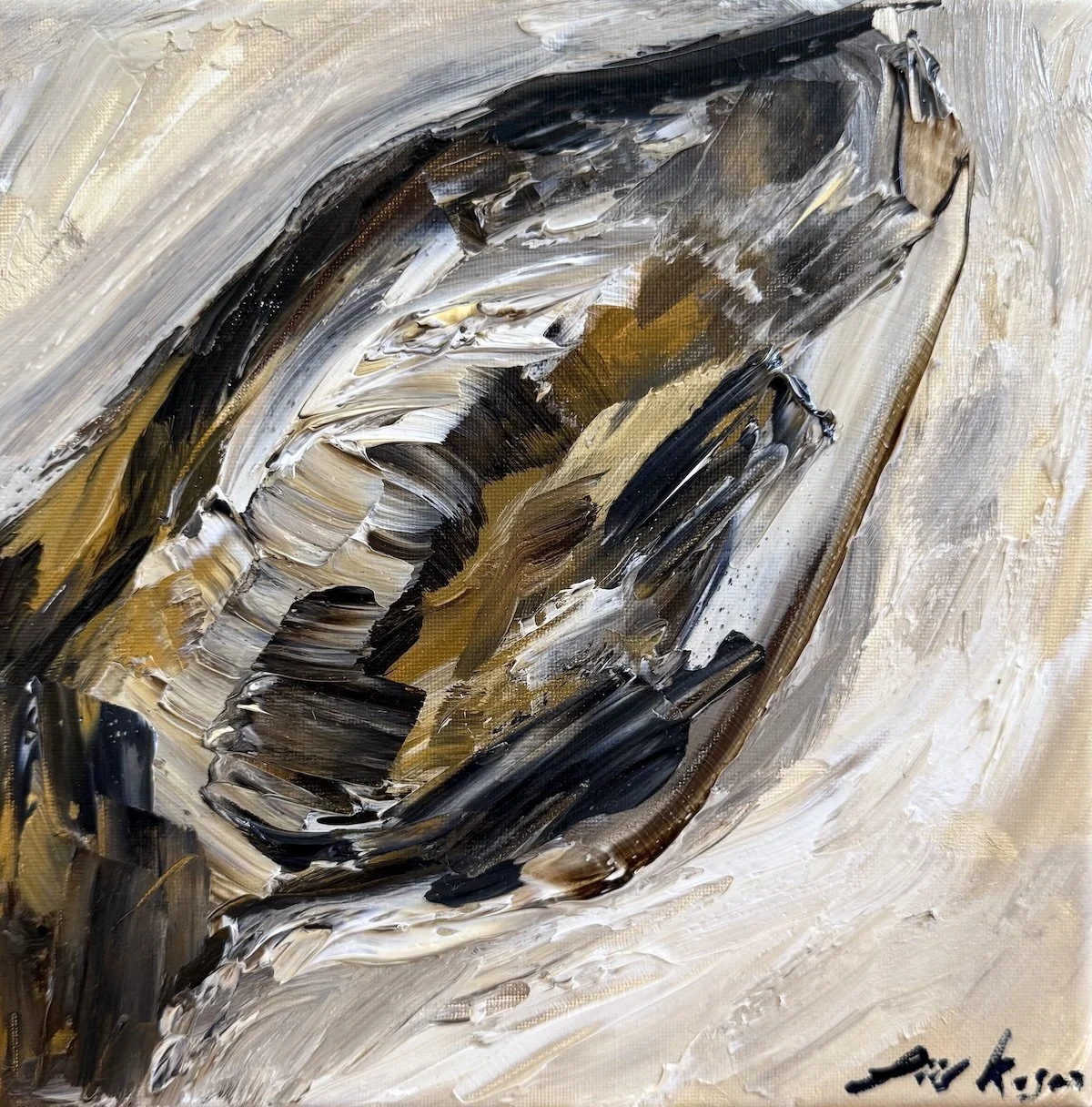 Deer Ear | 2026, oil on canvas | 20 x 20 cm