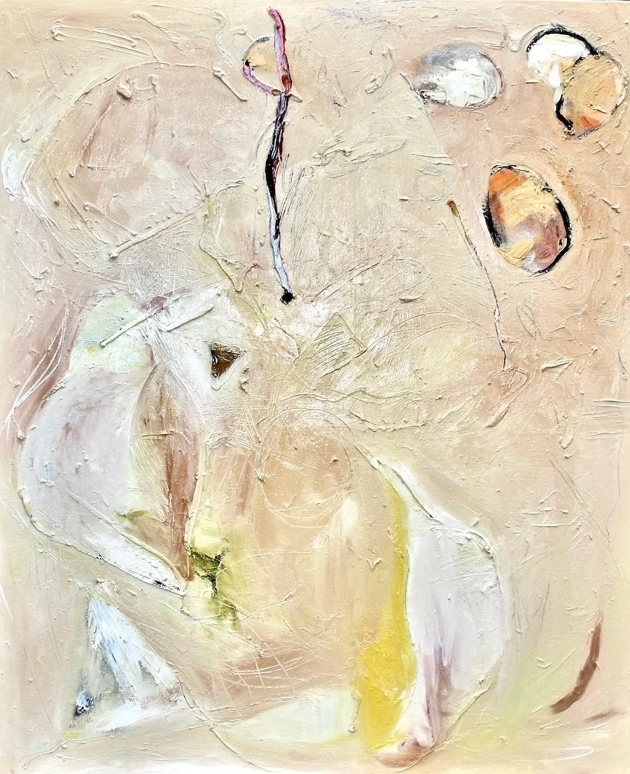 White Iris. 2017, oil on canvas, 120 x 100 cm.