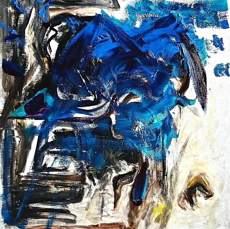 Bluebird. 2013, oil on canvas, 60 x 60 cm.