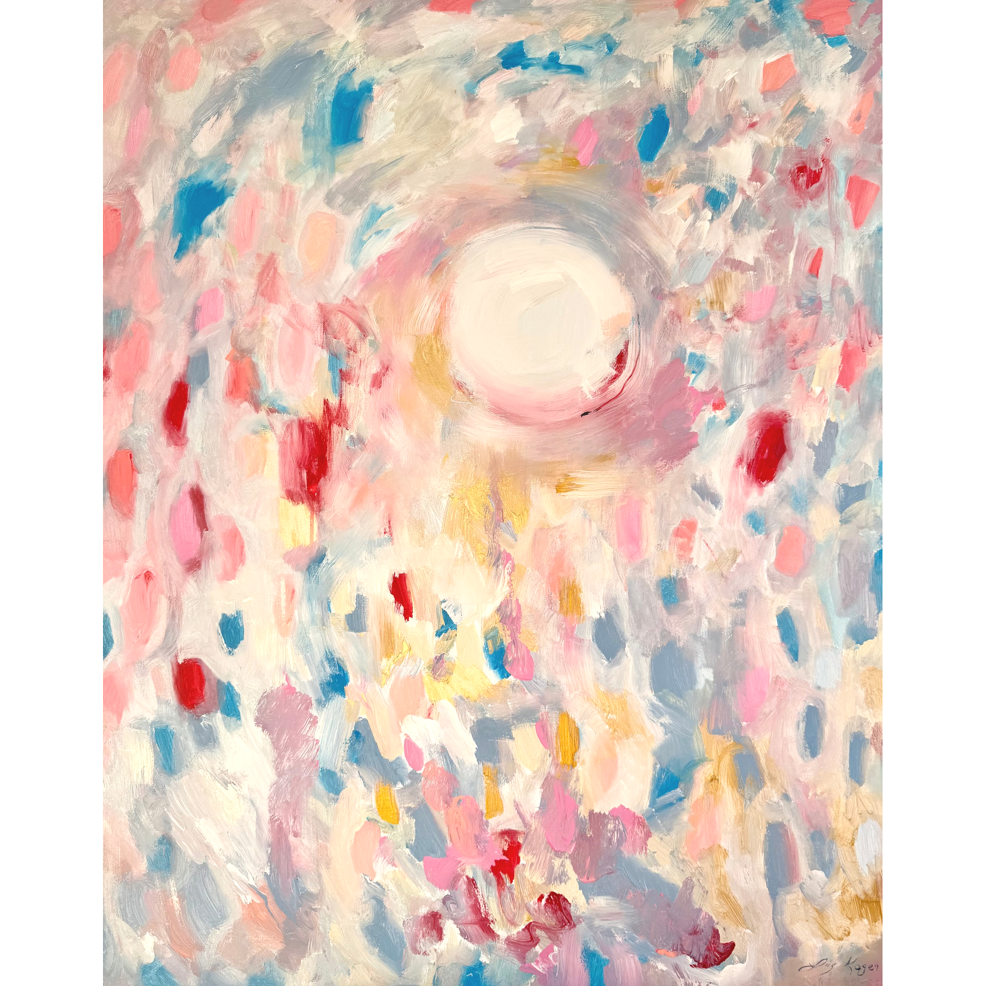 Let It Be Me | 2025, acrylic on linen | 100 x 80 cm