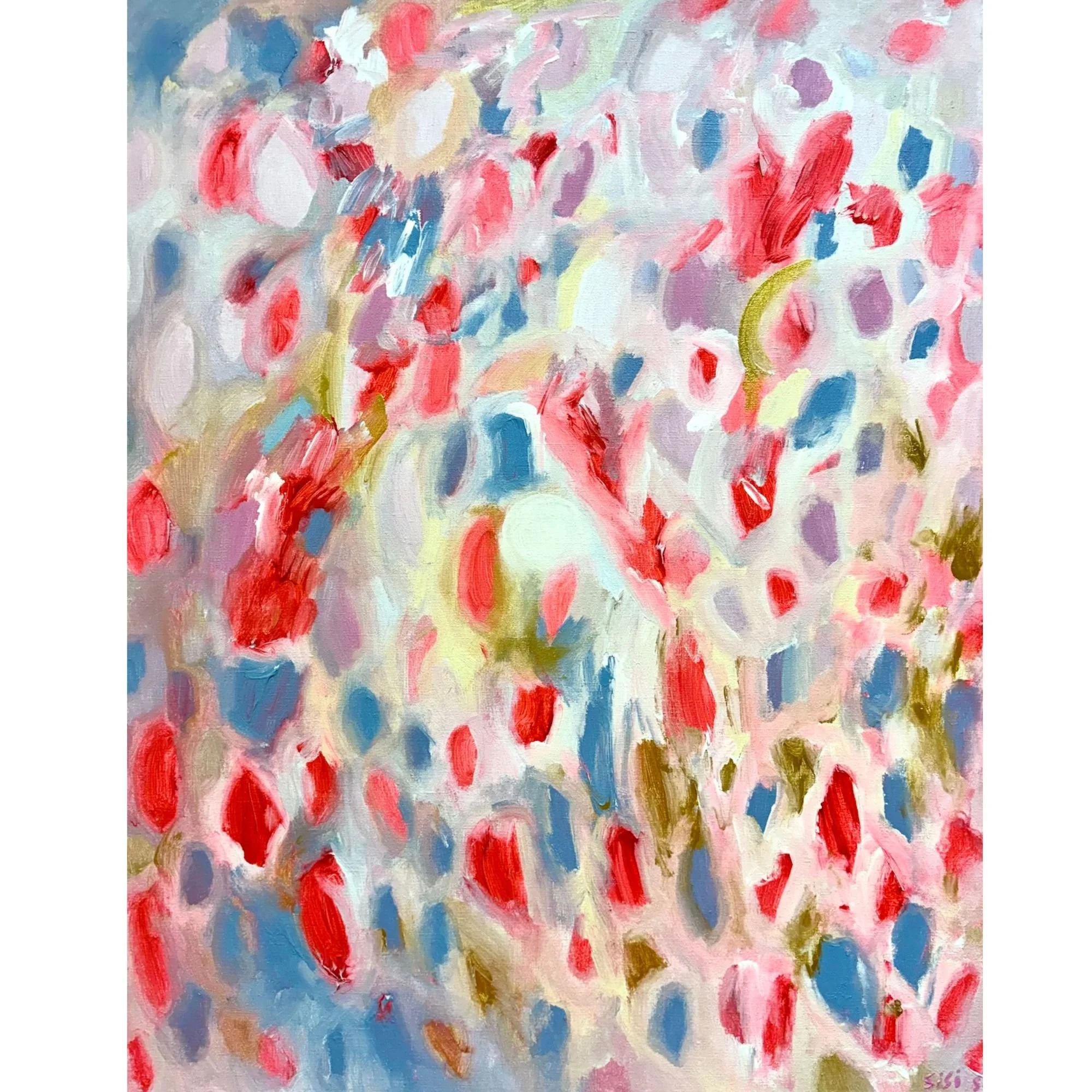 Longing For A Good Heart | 2025, acrylic on linen | 100 x 80 cm