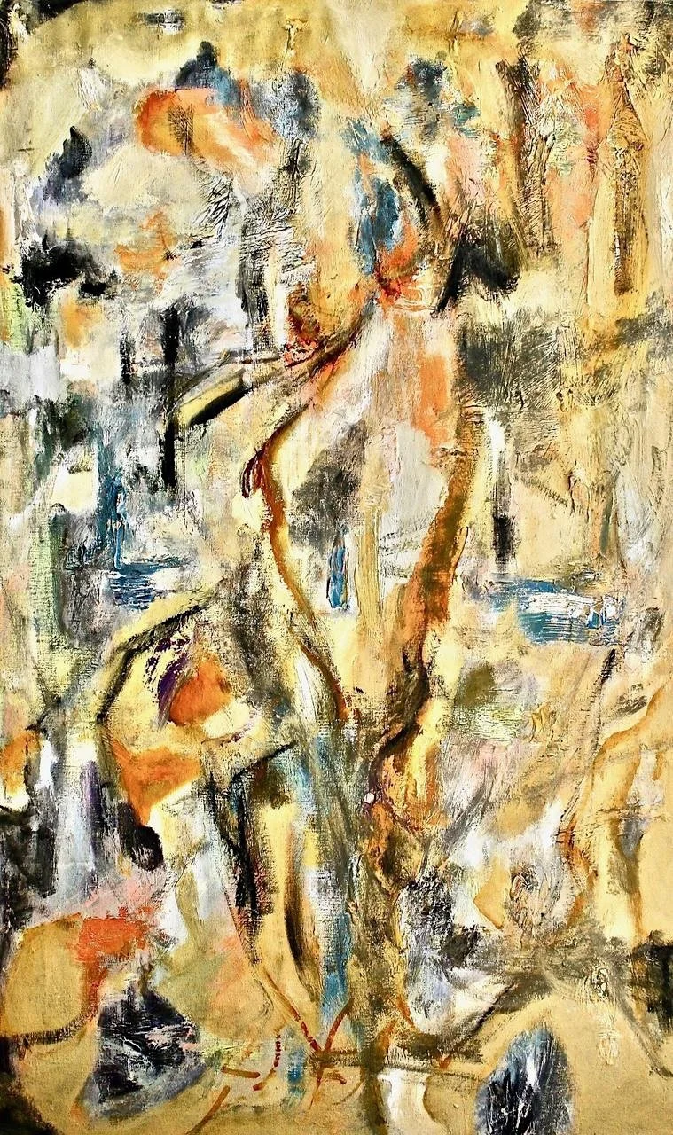 Dervish Dancing In The Sun. 2016, oil on canvas, 130 x 80 cm.