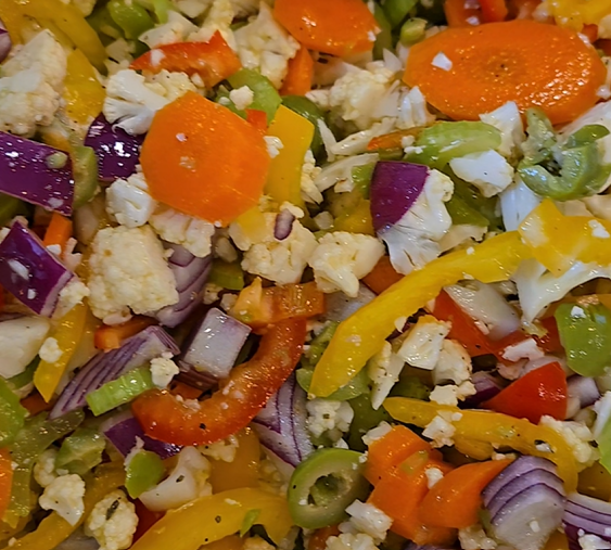 Giardiniera-inspired Cauliflower Salad
