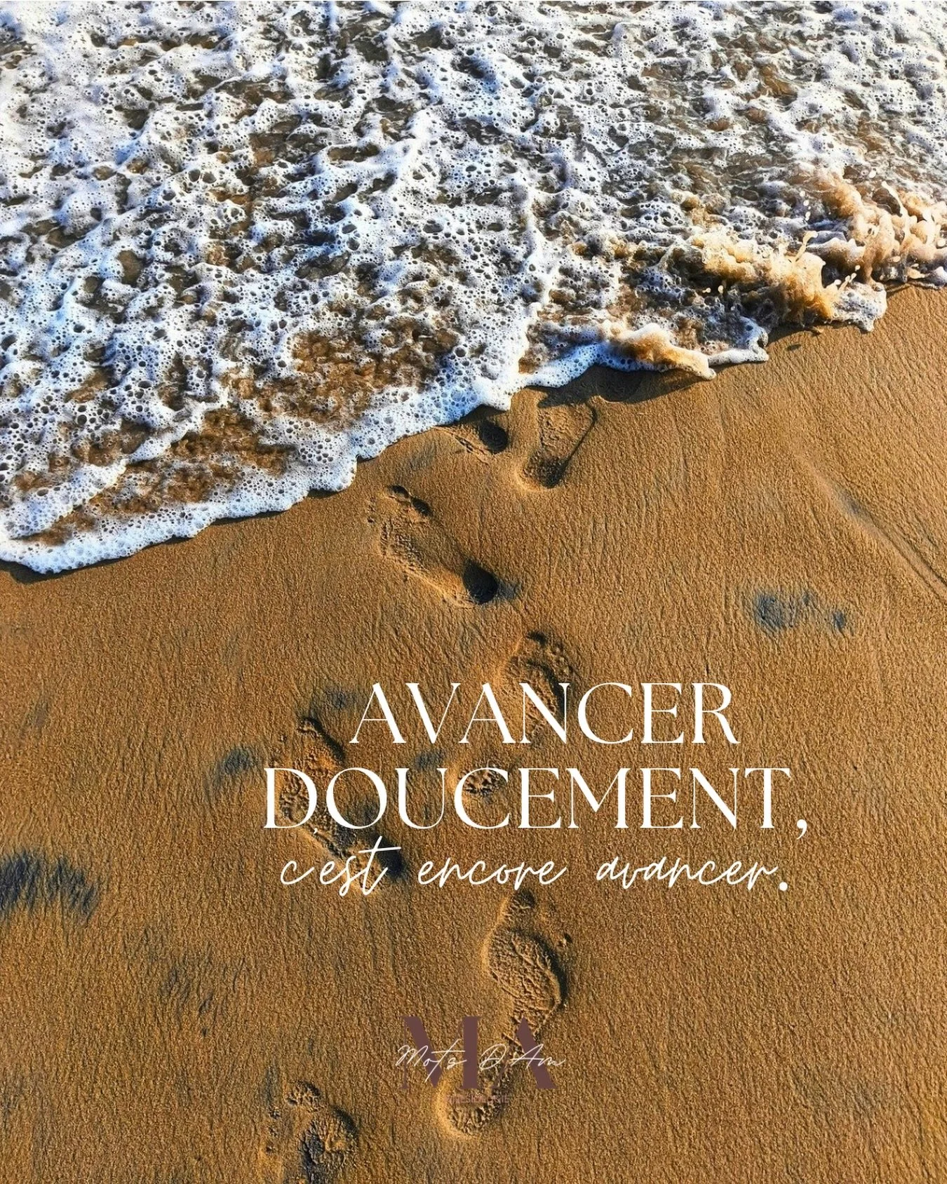 Ce week-end, j&rsquo;ai envie de te rappeler &ccedil;a&hellip;

On parle souvent de la vie comme d&rsquo;un voyage. 
Mais on oublie de parler du rythme. 

Il y a des chemins en fanfare, et d&rsquo;autres en pas &agrave; pas. Et parfois, avancer douce