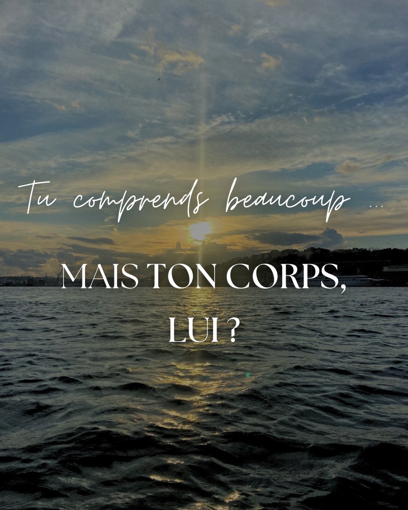 Tu comprends beaucoup de choses&hellip;
mais &ccedil;a ne change pas toujours ce que tu vis.

Parce que parfois, tout est clair dans la t&ecirc;te&hellip;
et pourtant, &ccedil;a reste bloqu&eacute; &agrave; l&rsquo;int&eacute;rieur.

Et &ccedil;a,
on