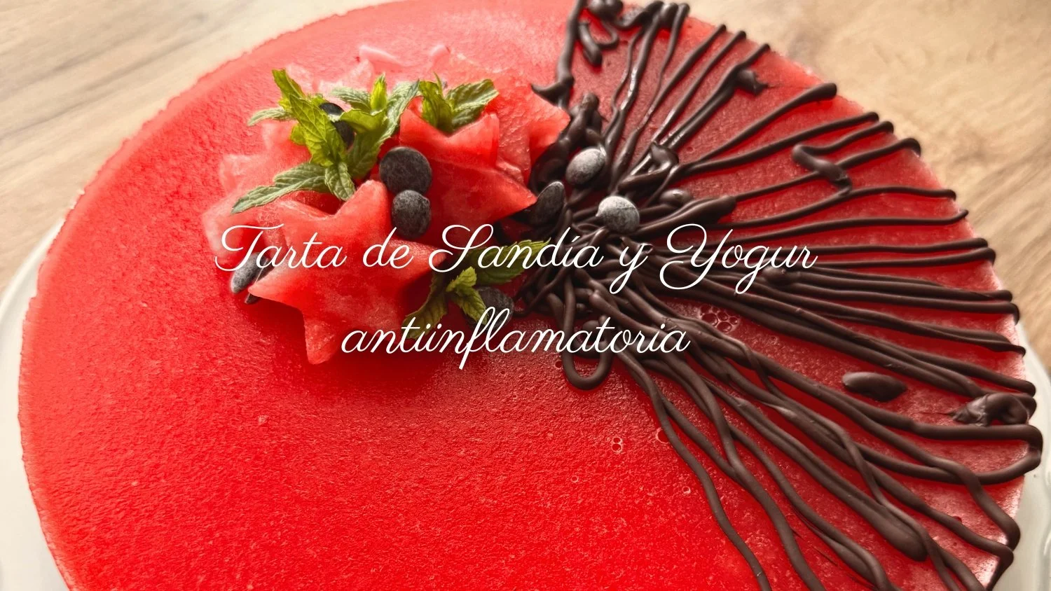 🍉 Tarta fresca de sandía y yogur