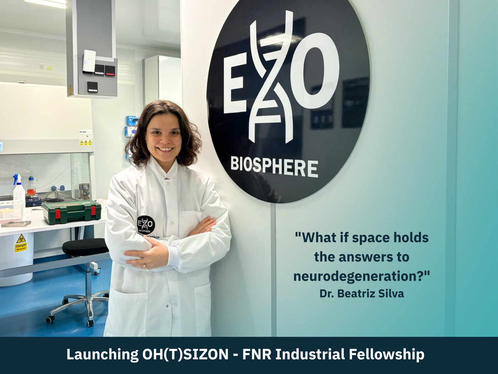 Dr. Beatriz Silva in Exobiosphere's lab