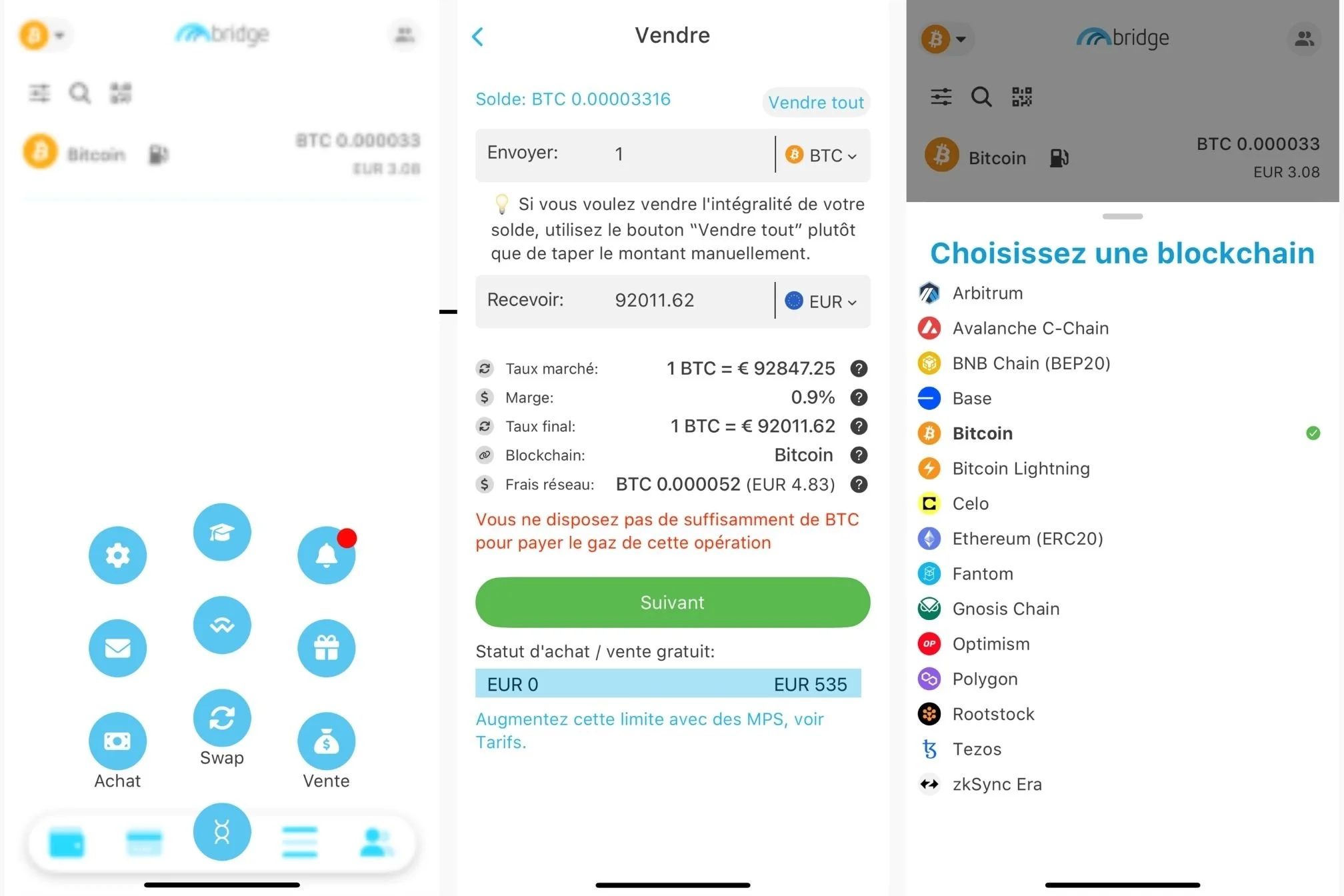 application bridge wallet