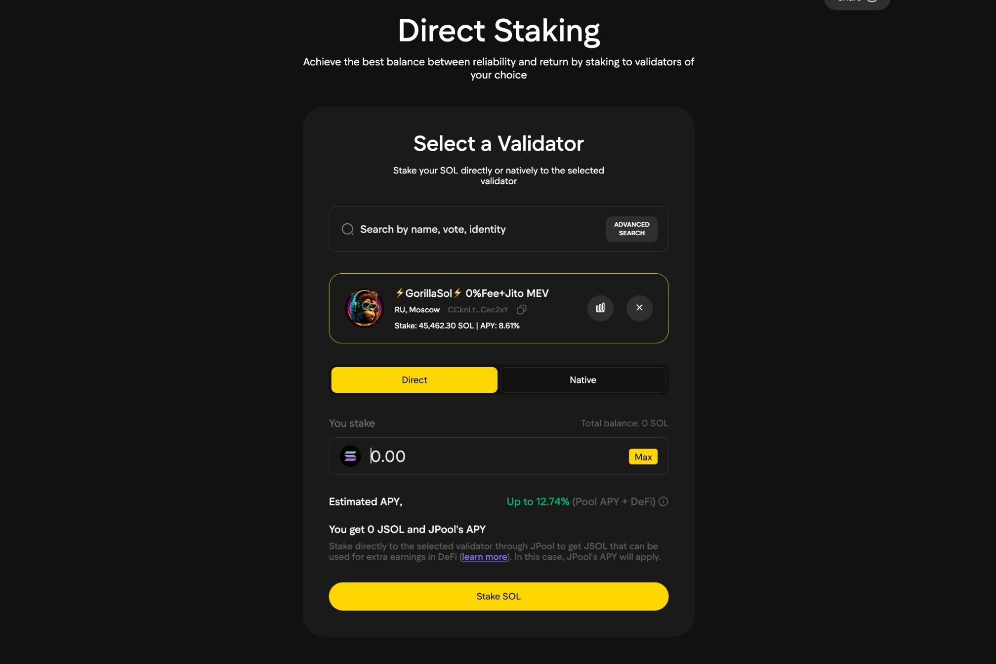 pourquoi faire staking solana