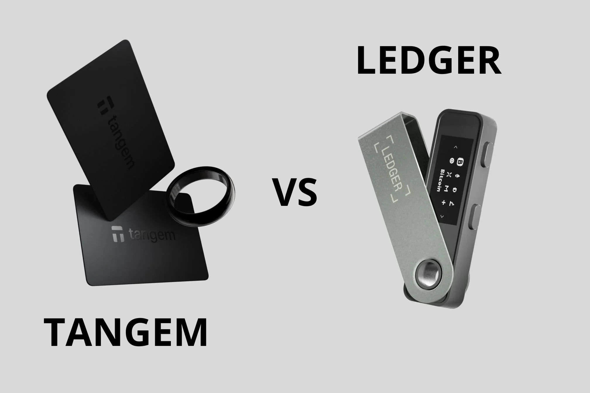 tangem vs  ledger, le duel
