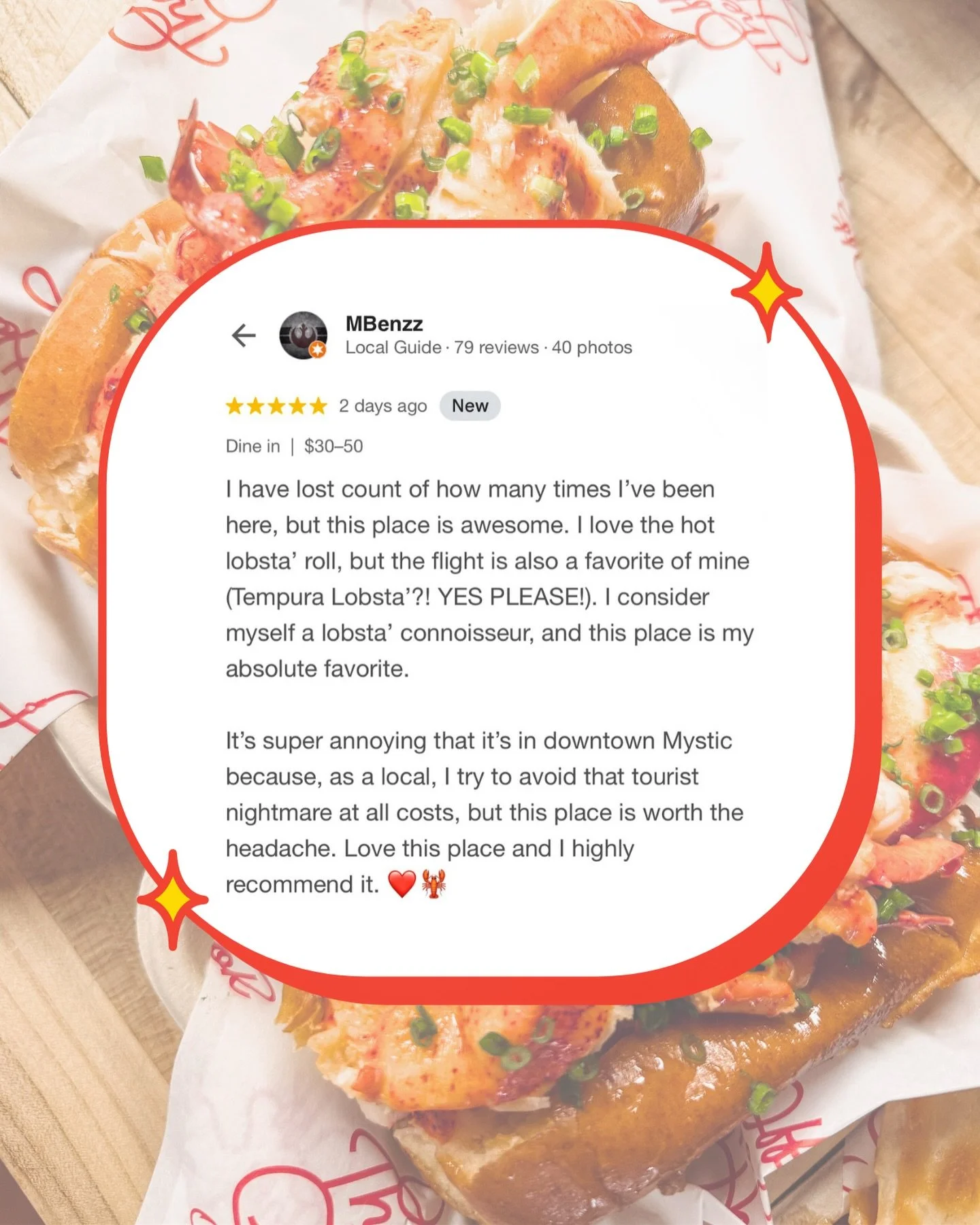 Reviews like this keep us going ✨ it&rsquo;s so important to small businesses that you love to let them know &amp; spread the word! It makes them smile SO big. We&rsquo;re incredibly grateful for all of our customers, especially the repeat local ones