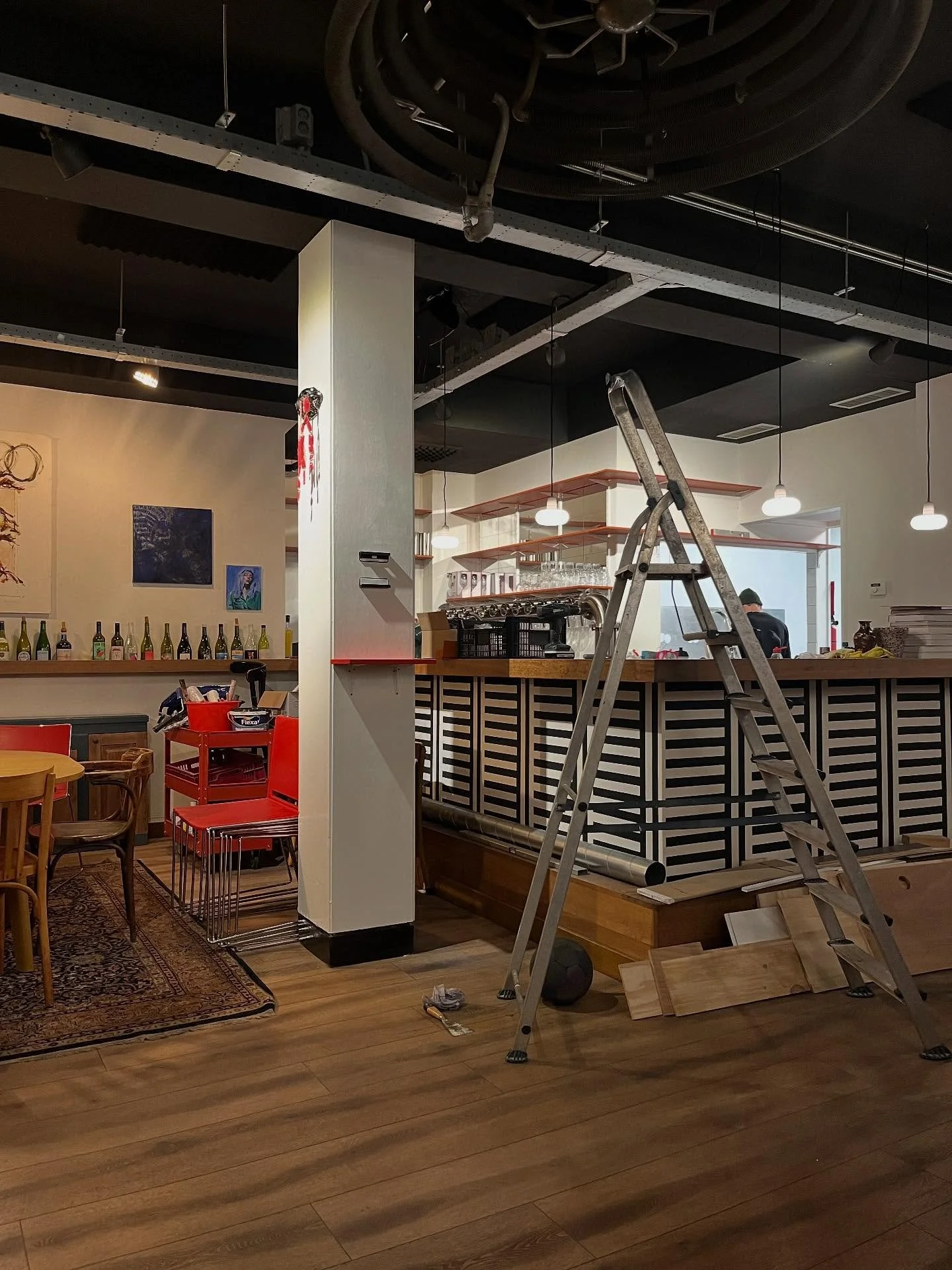 Lange dagen, veel hulp, grote veranderingen, moeie bekkies, veel zin

Open zodra het kan, we houden jullie op de hoogte &hearts;️