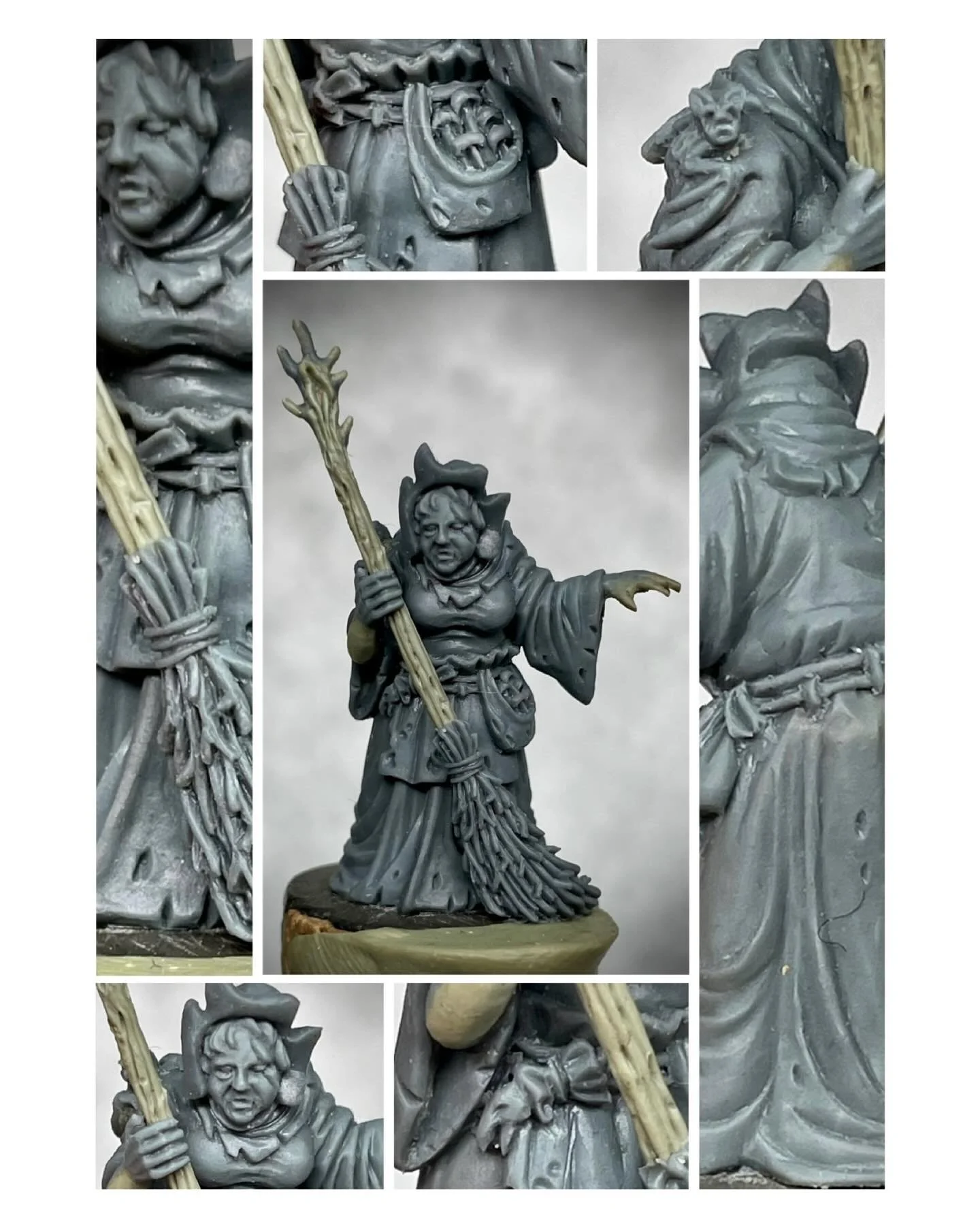 Witches, Wanderers and False Prophets. Kickstarter campaign is live LINK IN BIO for your chance to pick up a set of 10 new characters. Swipe for incredible art by @blackcrabart #blackcrabminiatures #mordheim #frostgrave #morkborg #forbiddenpsalm #tur