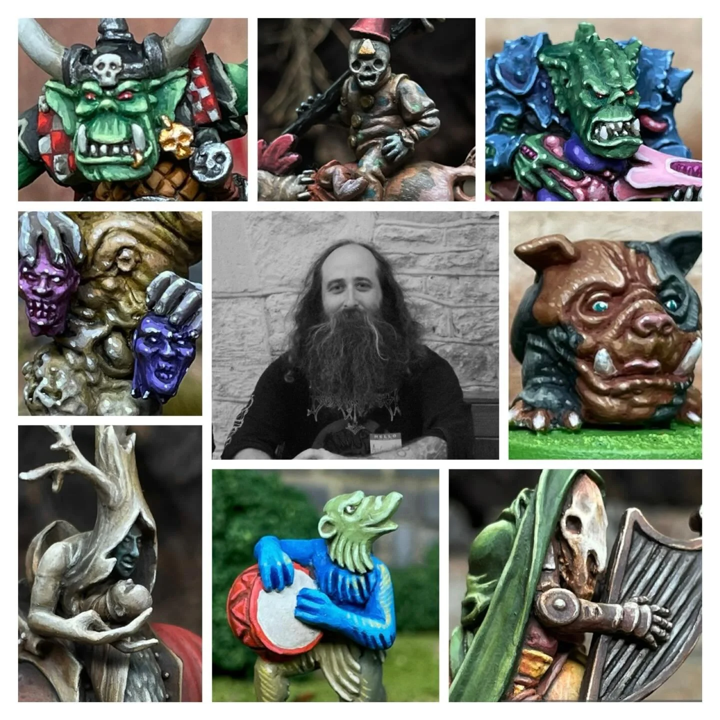 Another crazy busy year here. So many projects with so many people @blackcrabart @gardensofhecate @wilhelminiatures @uollas_uolsh @goblincentral60 @forbiddenkeeprecords and more! Thanks so much to all the genuinely lovely supporters out there. It was