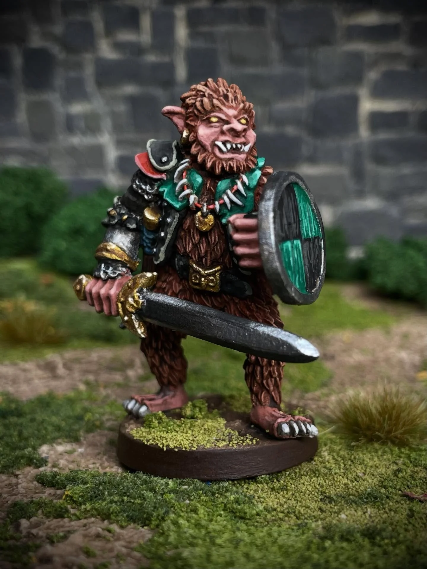Rerelease of a classic sculpt that I did a few years back, Bugbear Champion in pure old school glory. Find him in my webstore, link in bio #bugbear #osr #dnd #tabletoprpgs #labyrinthlord