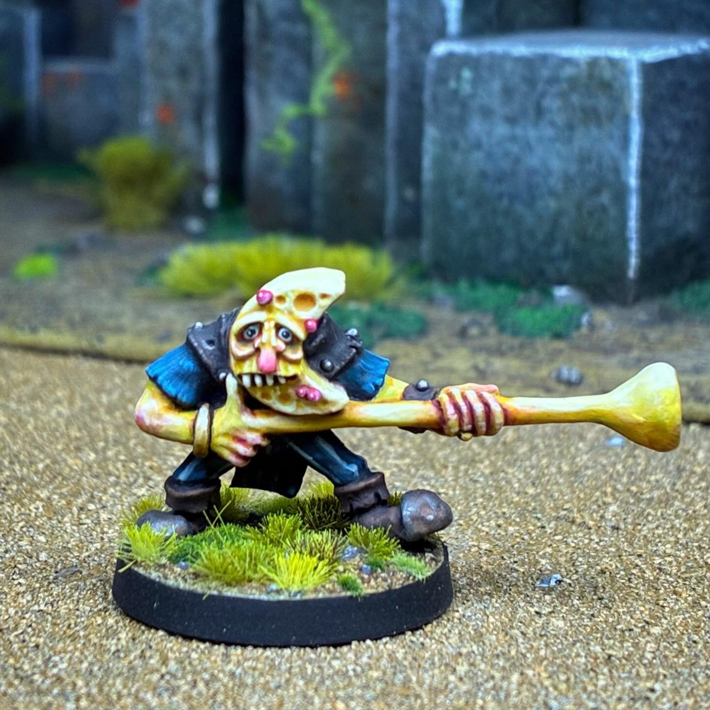Moonblins! Beware the &ldquo;big finger&rdquo; lest you be blasted and transformed into another Moonblin! Go back this brilliant set of minis by @uollas_uolsh by following the link in my bio #indieminis #handsculpted #goblinmode #weirdtales #oldhamme