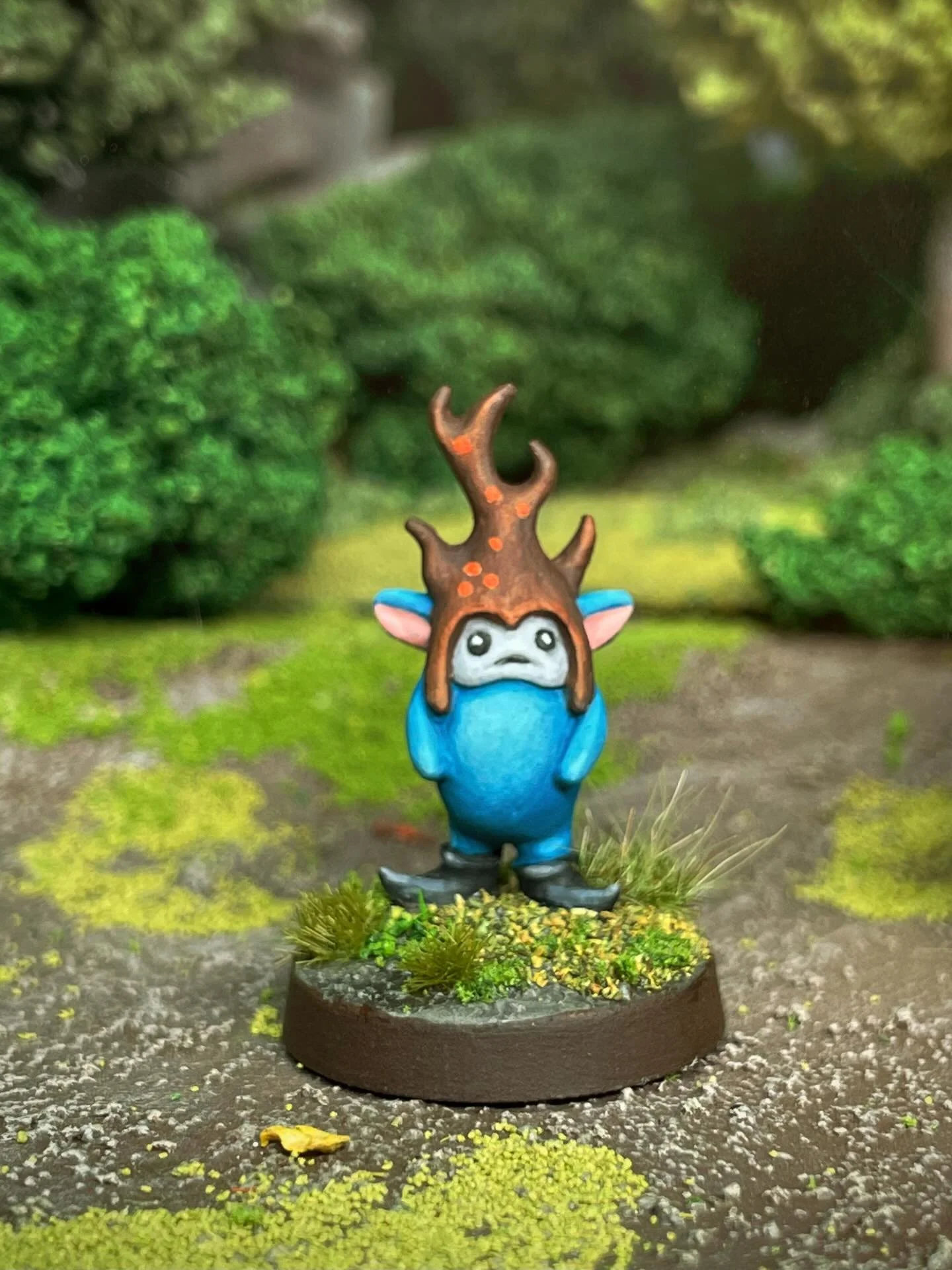 Bluthorn appears on the penultimate day of my project with @brettmanningart head to link in my bio to get yours #indieminis #lilguy #fae #dnd #ttrpg