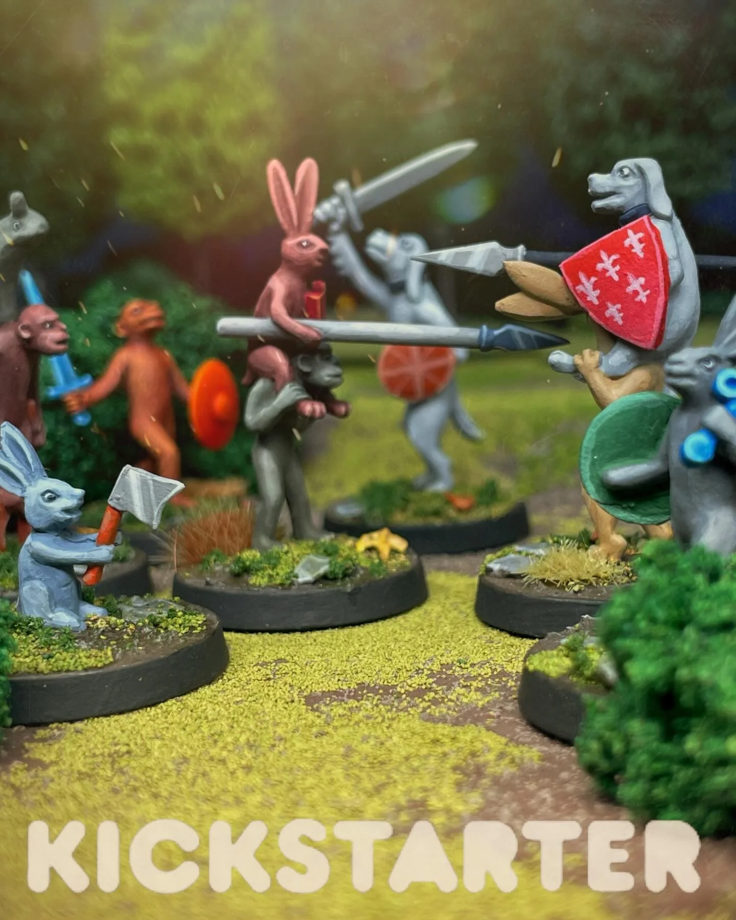 New Medieval Marginalia on Kickstarter, link in bio. This is my 6 year making these little guys and this time they&rsquo;ve turned up armed! Please share this campaign to make sure you keep getting served these weirdos for years to come! #medievalmar