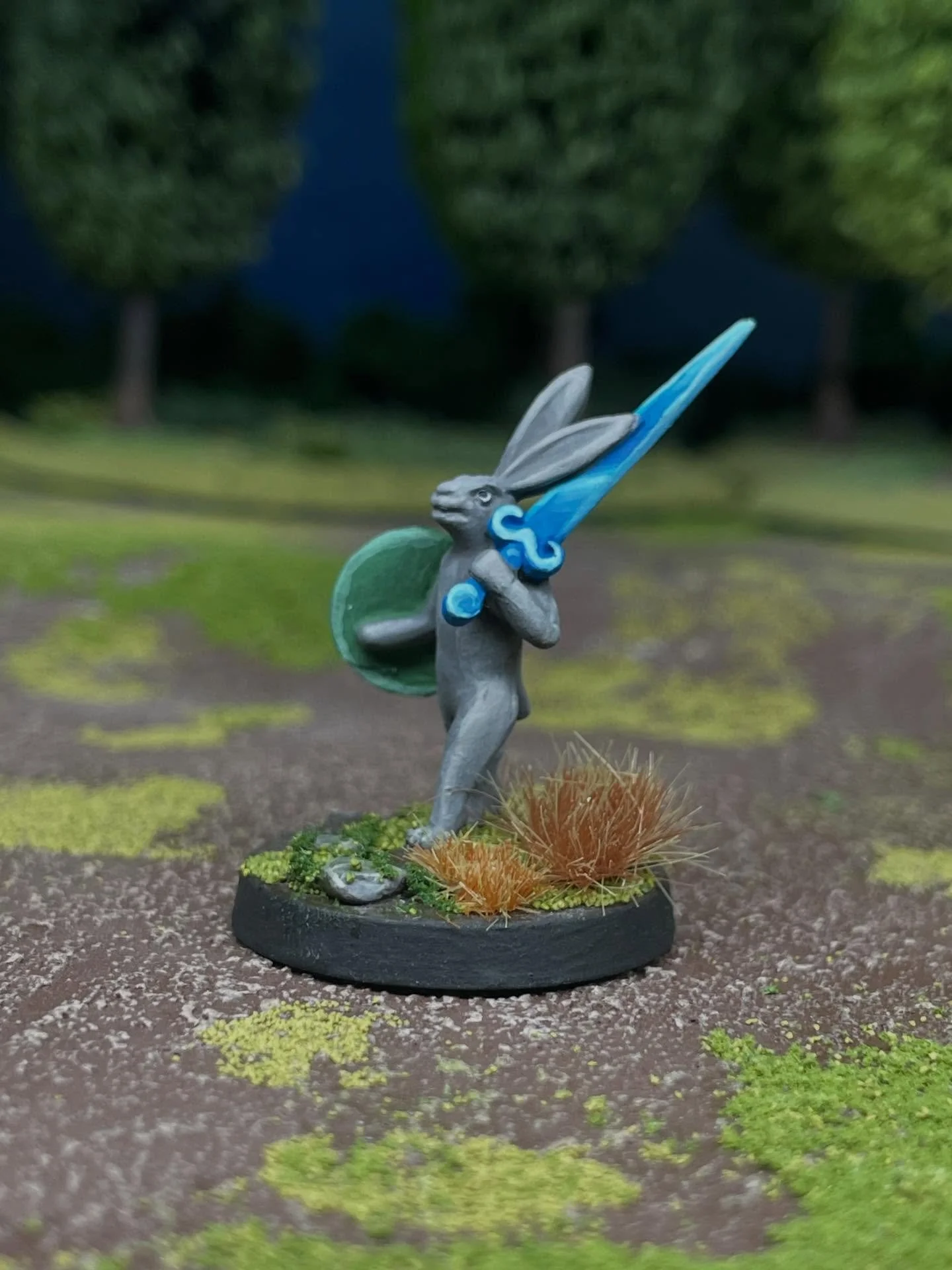 More medieval bunny action on KS, check my bio to get this fella and all his friends #medieval #arthistorynerd #paintingminitures #handsculpted