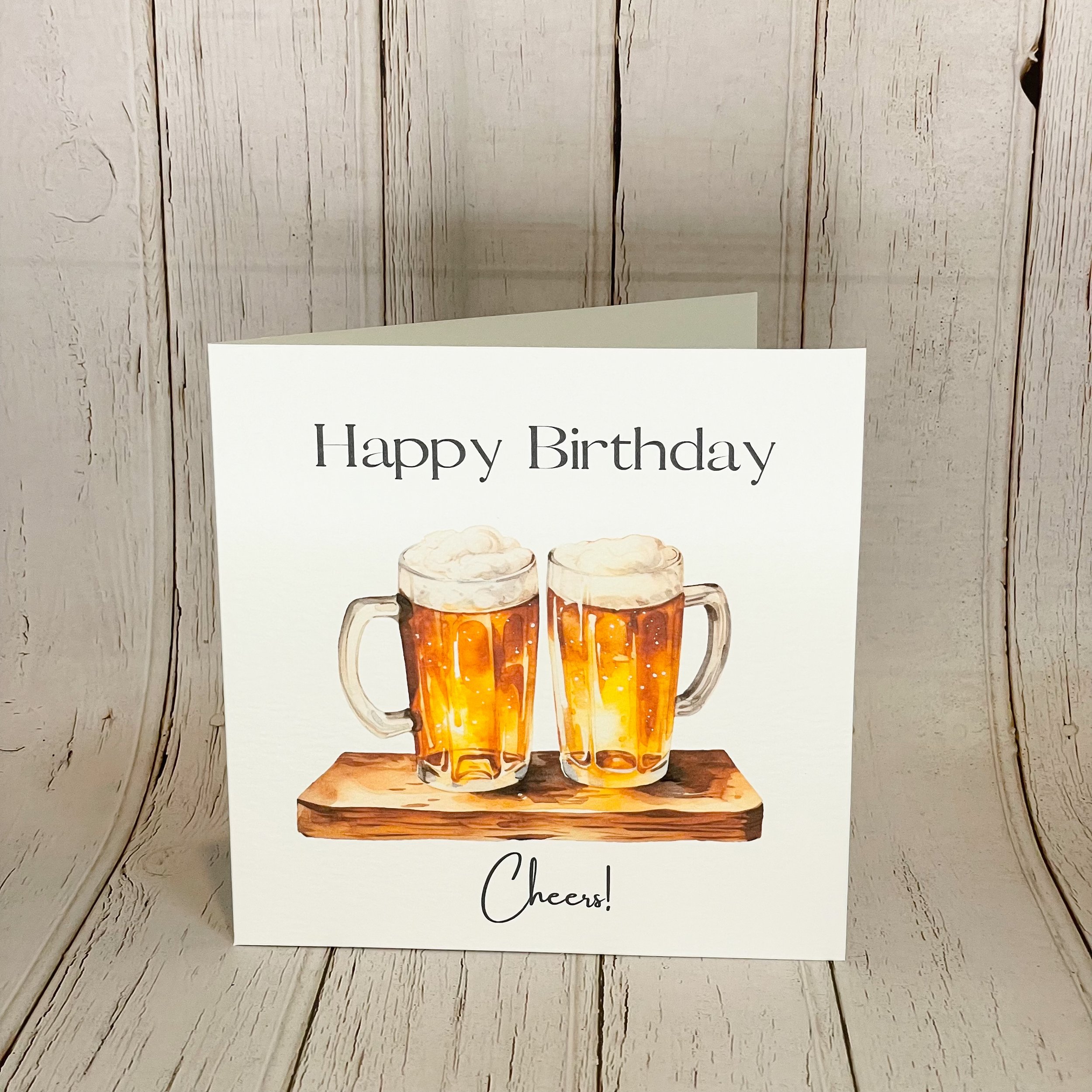 Beer Birthday Card