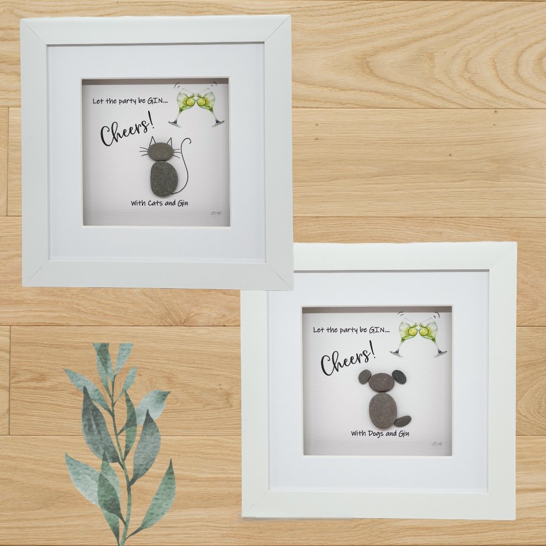 cats and gin lover gift, Dogs and gin lover gift