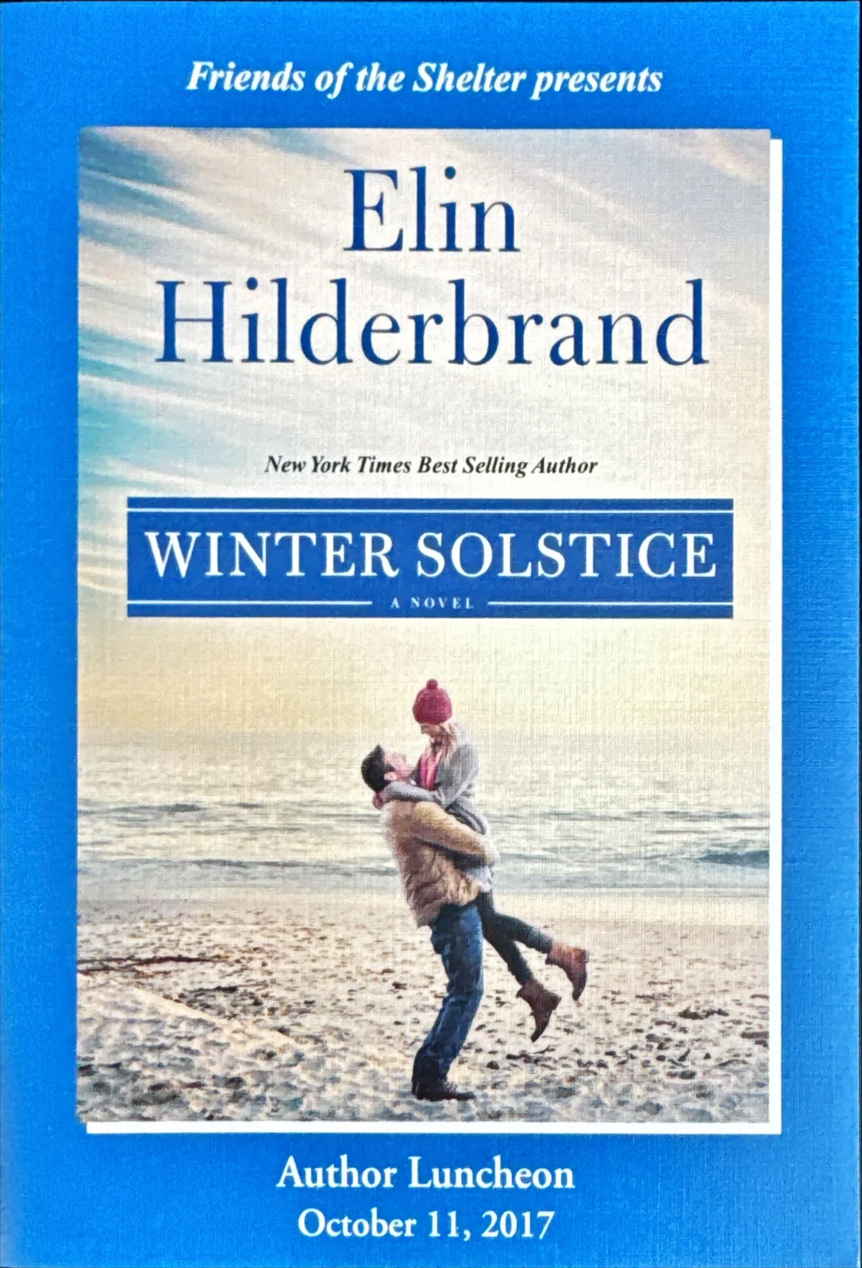 2017 Author Luncheon with New York Times best selling author Elin Hilderbrand