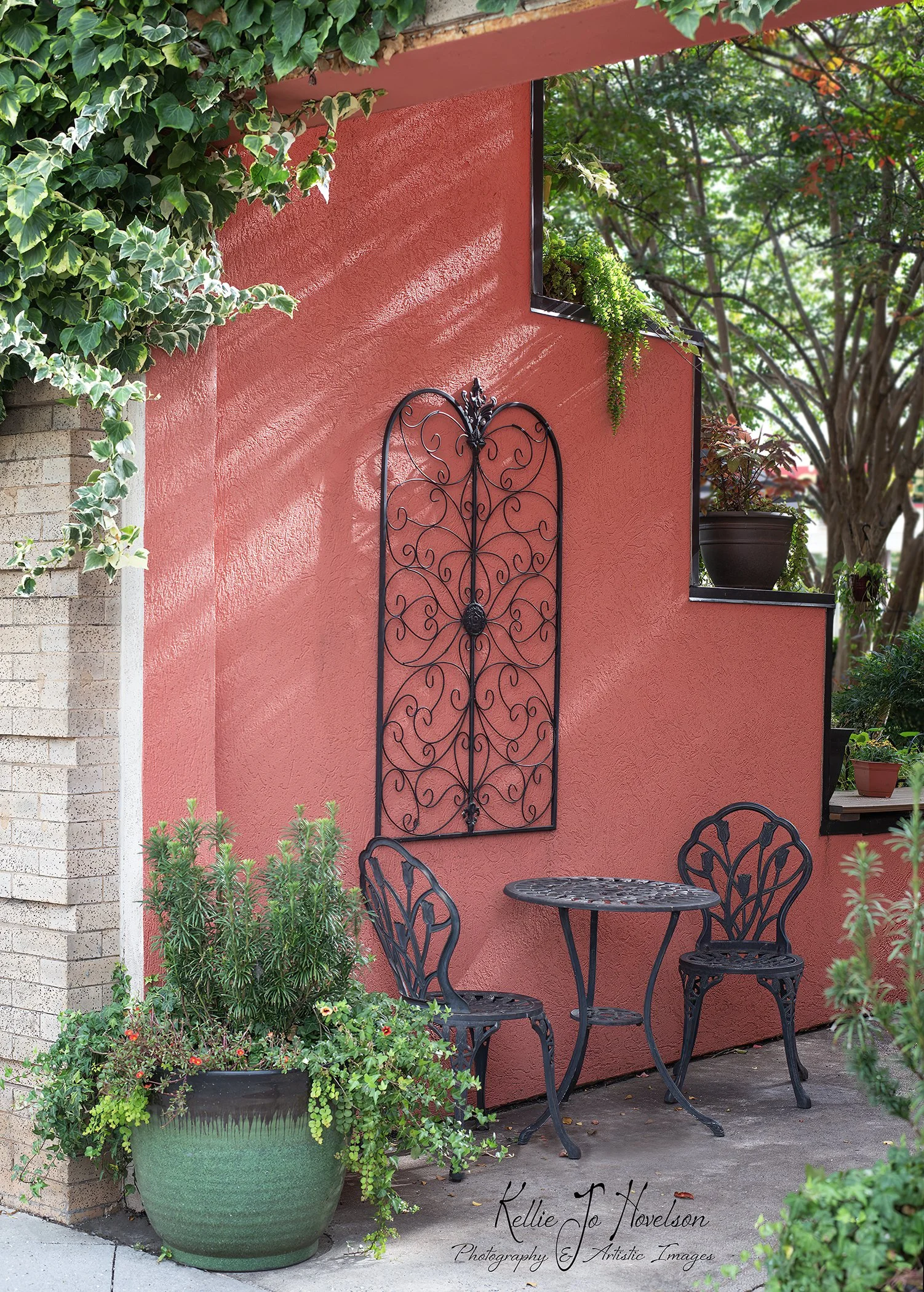 "Charming Nook In A Secret Garden