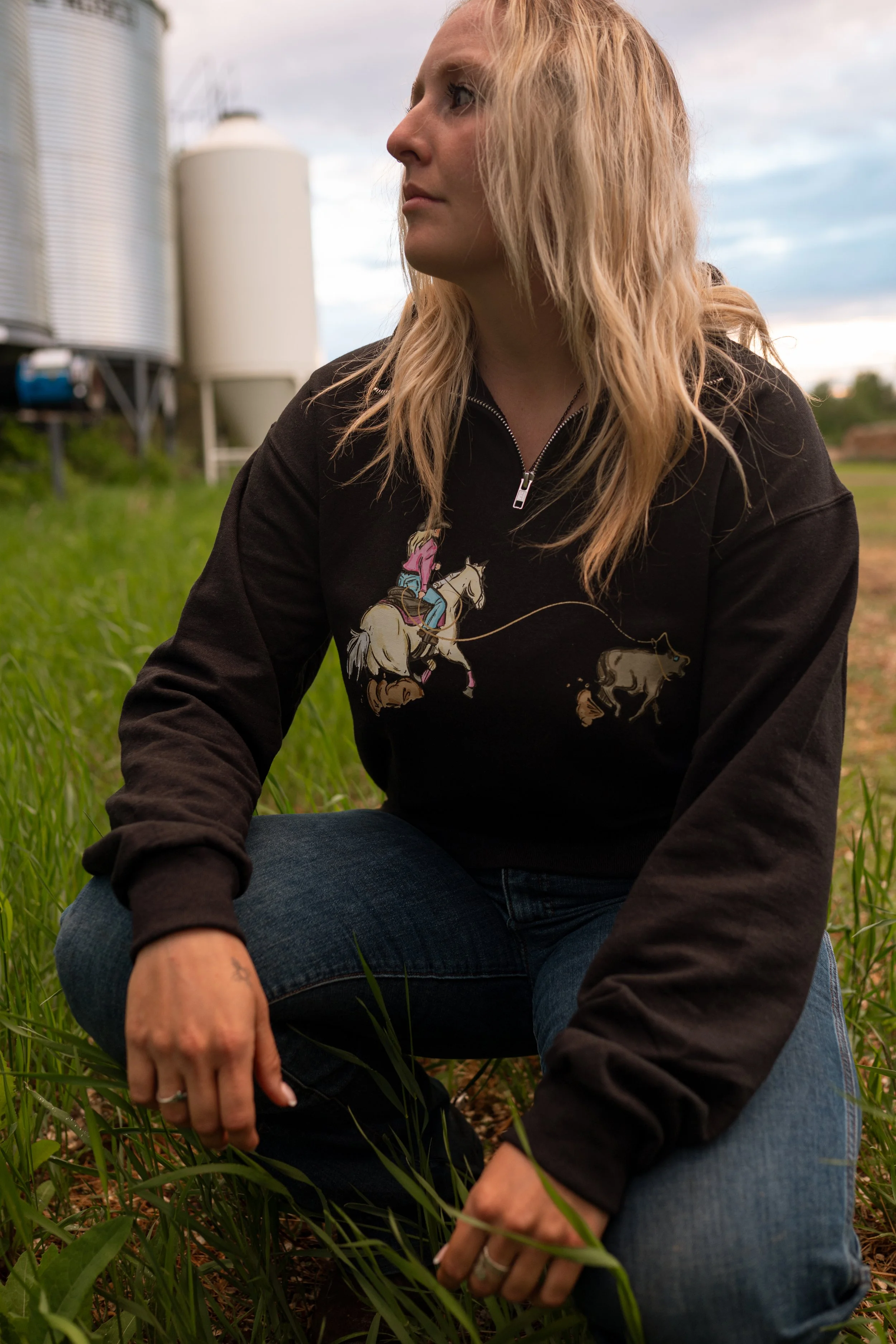 "Breakaway Roper" Quarter Zip
