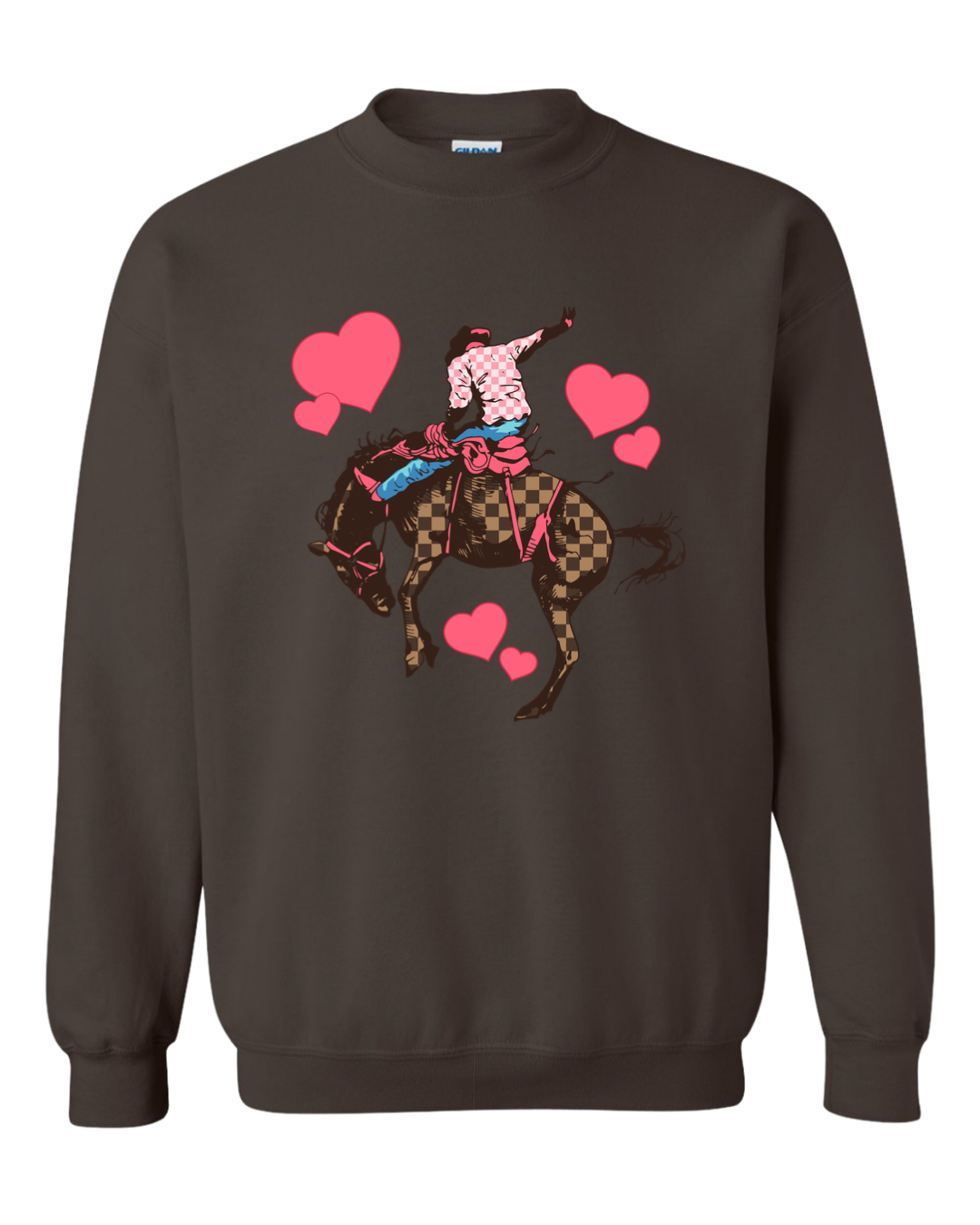 "Valentines Bronc" Sweatshirt