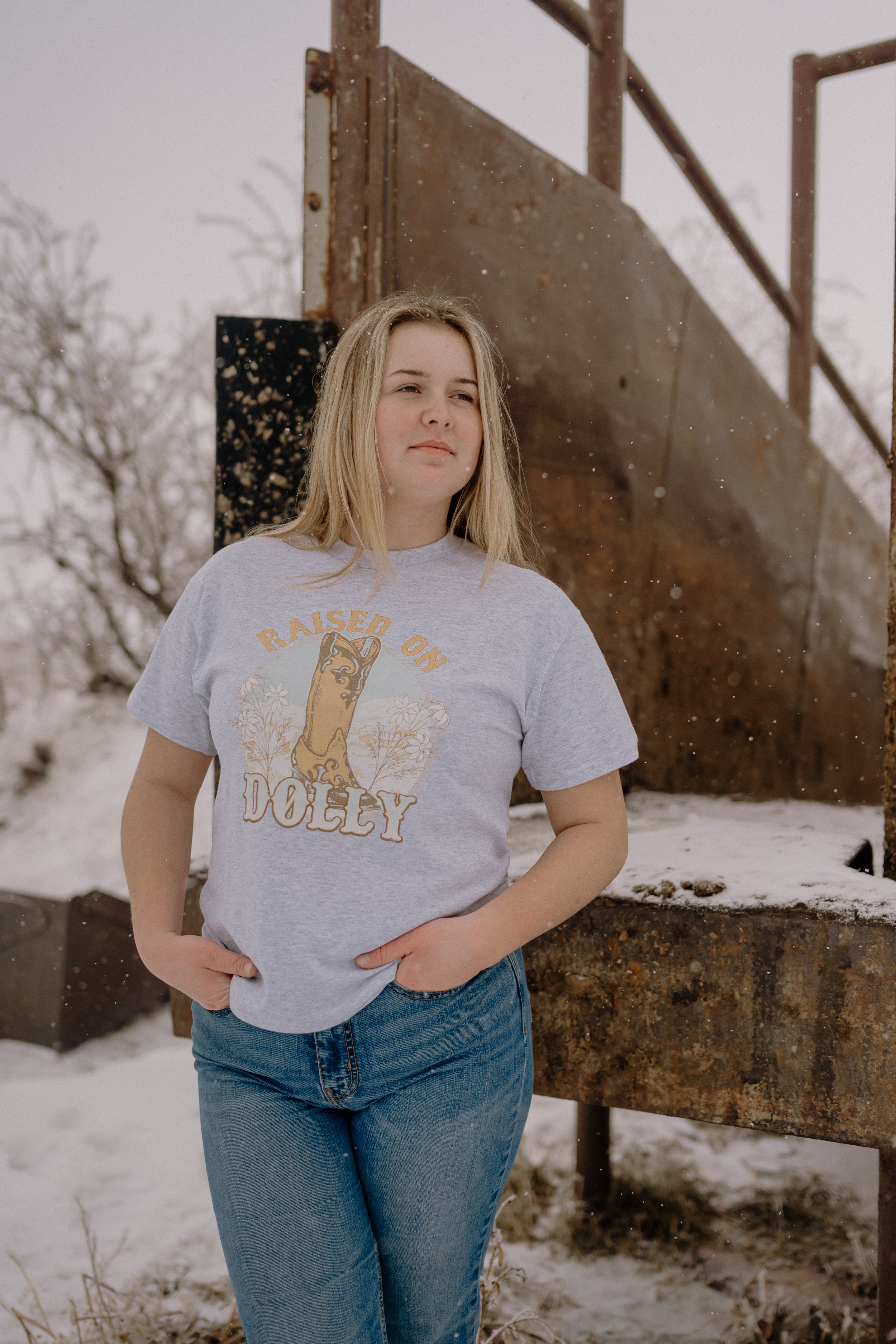"Raised On Dolly" Tee