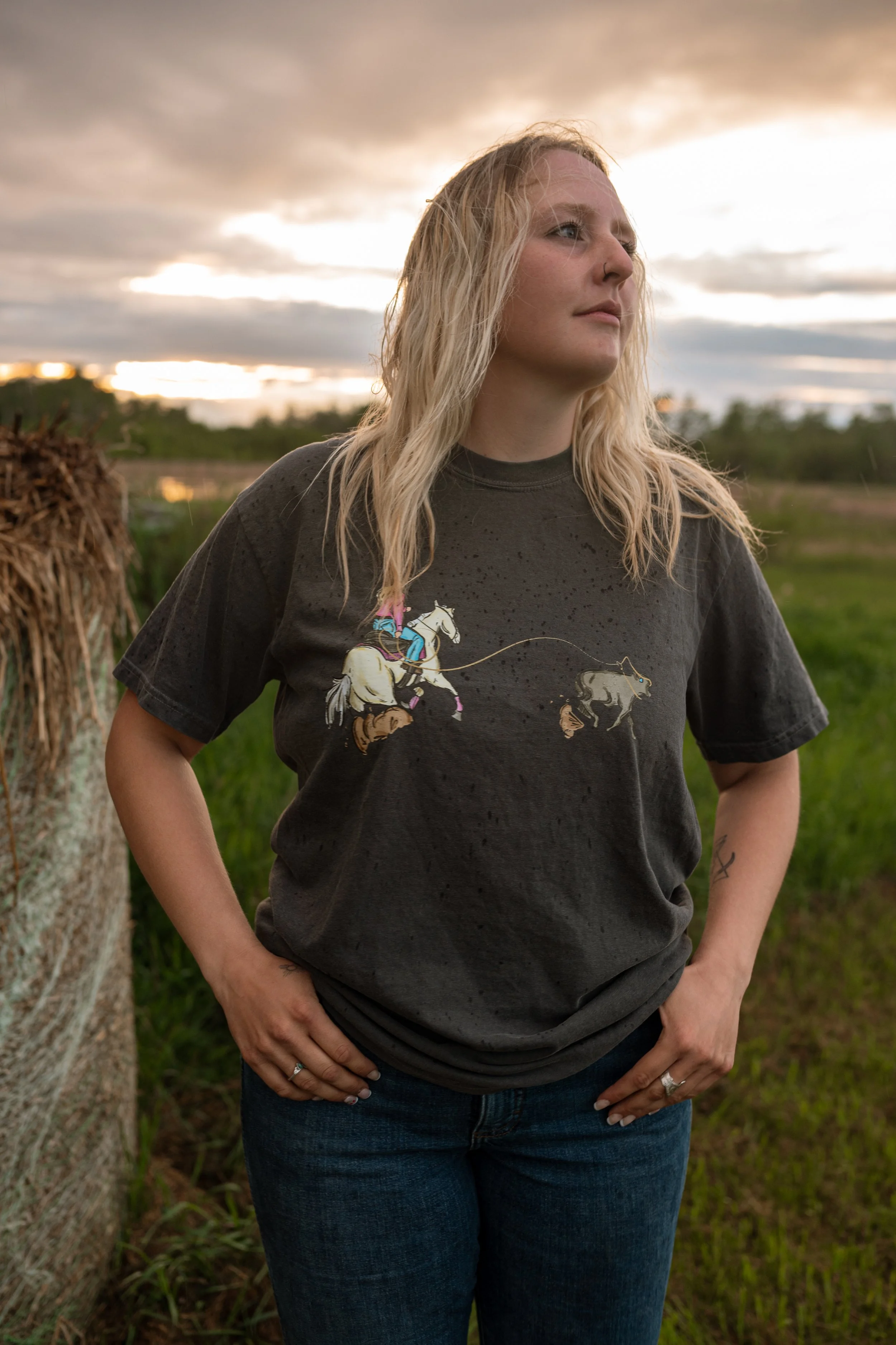 "Breakaway Roper" Tee