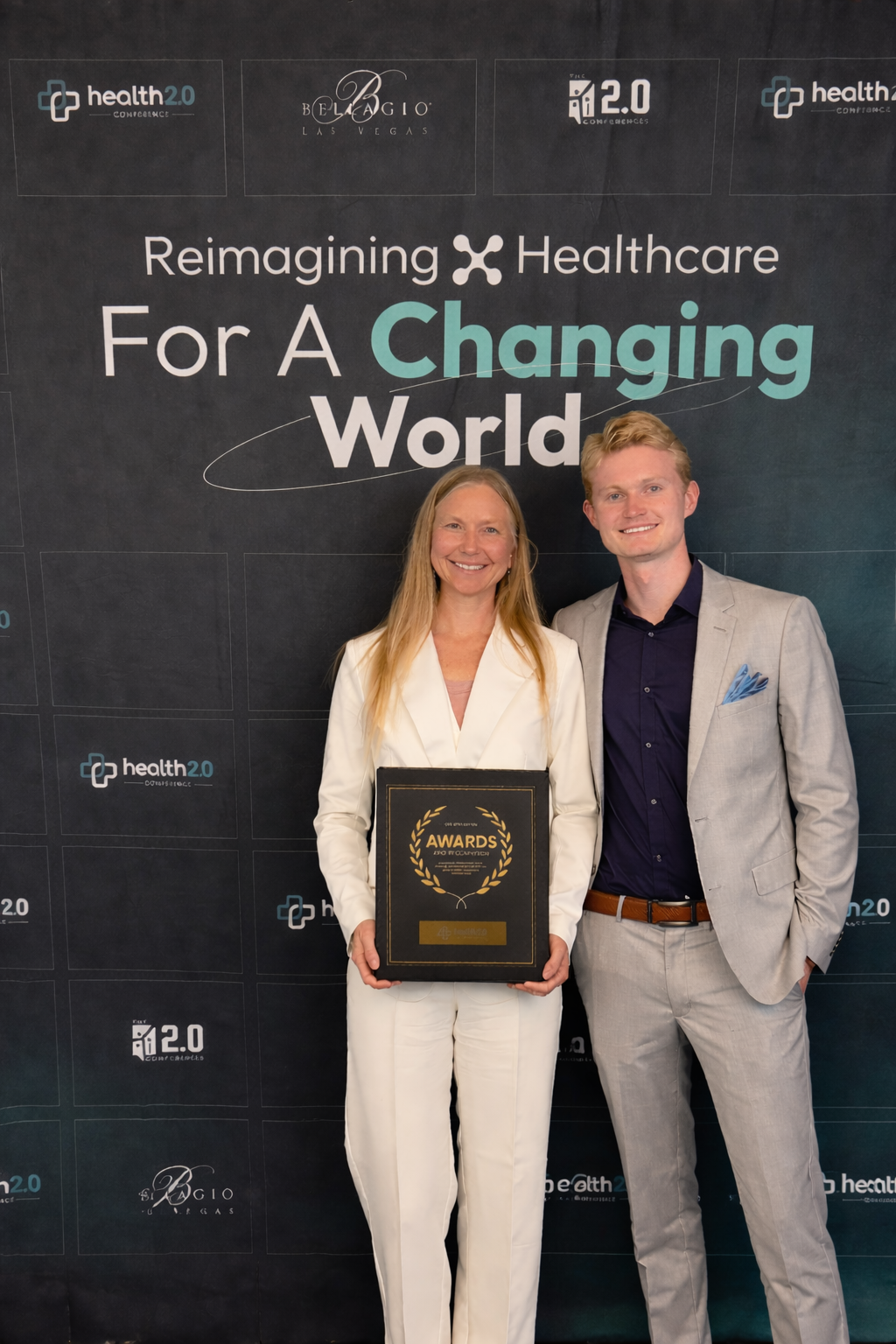 Lila Bennett Presented With “Excellence In Healthcare Award” At Health 2.0 Conference, Las Vegas 202