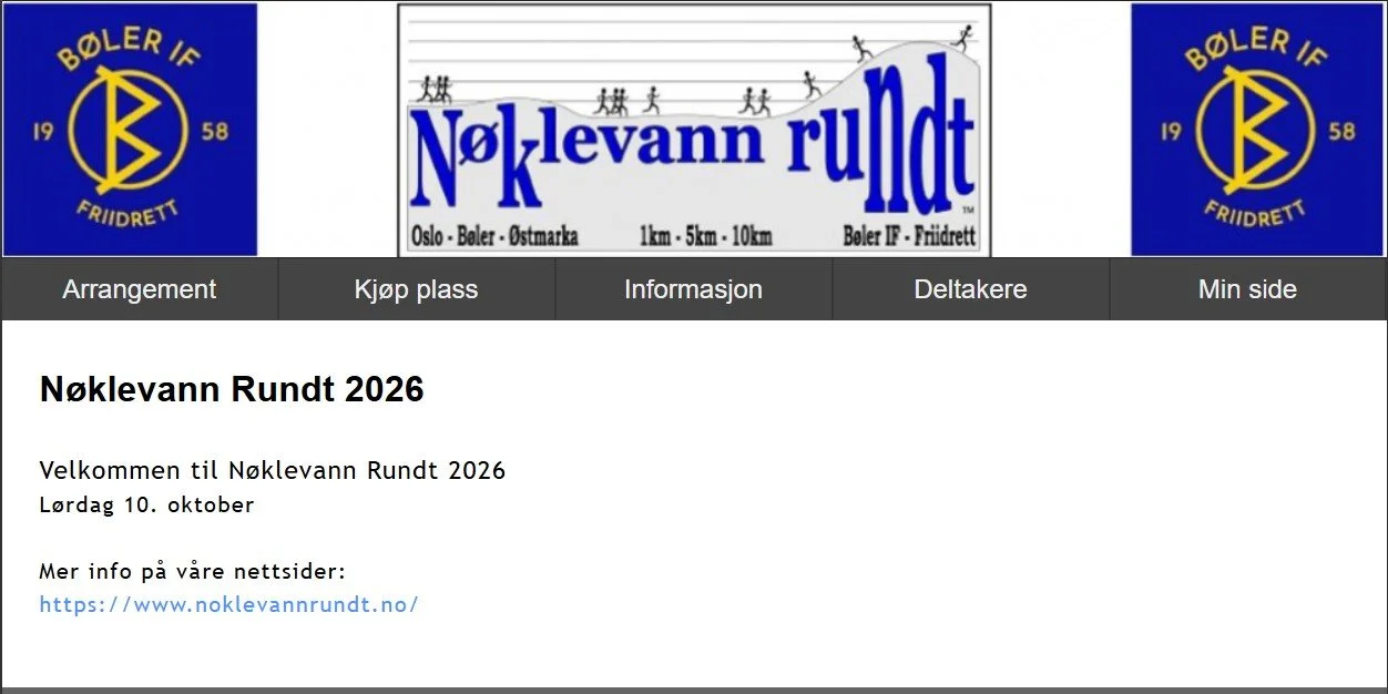 Påmeldingen for 2026 er åpen