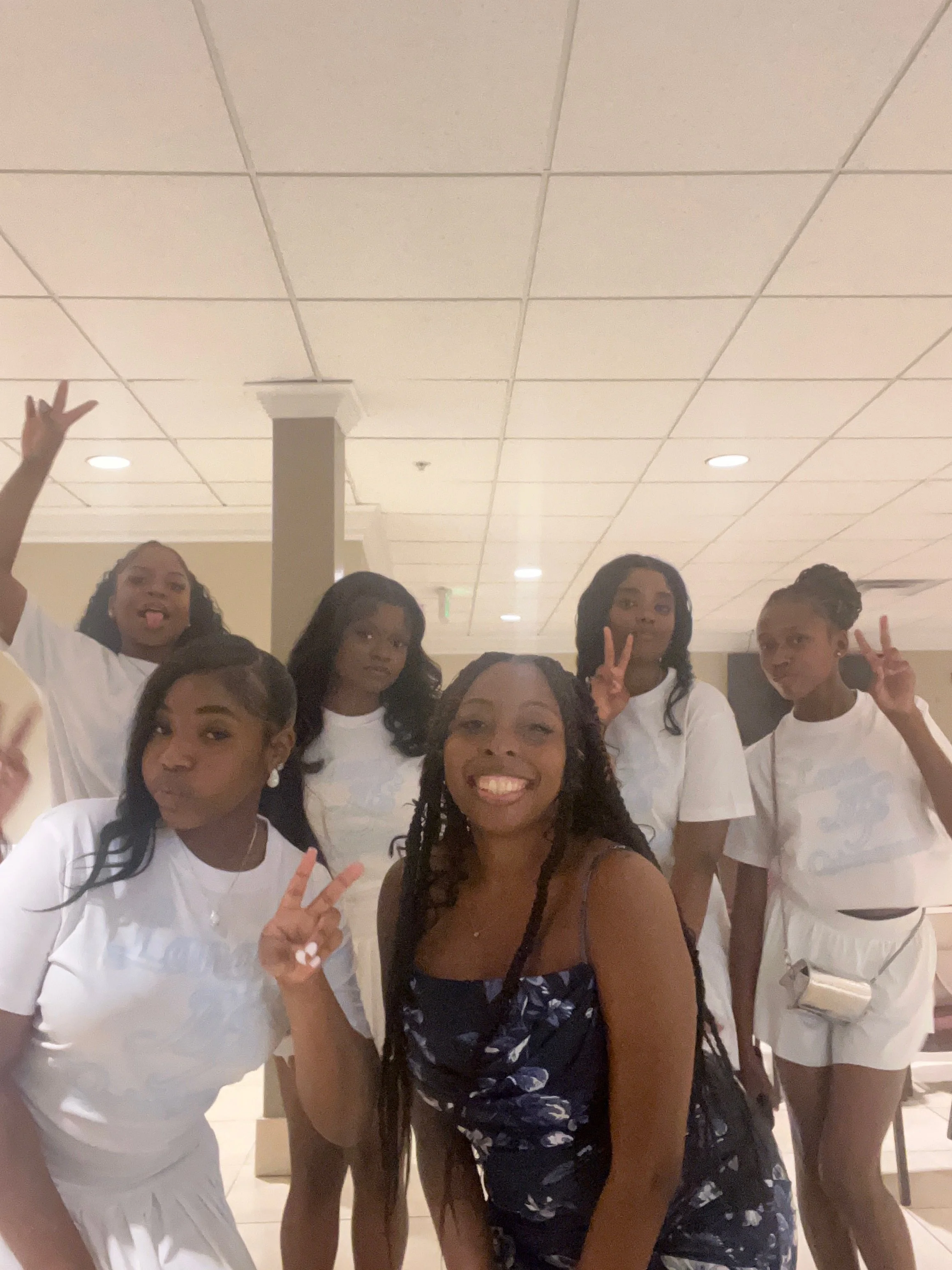 Young performers and mentors gather during a Missy Project youth arts experience focused on leadership, confidence, and creative development. Through movement and mentorship, Maribel Flores helps students explore self-expression, teamwork, and perfor