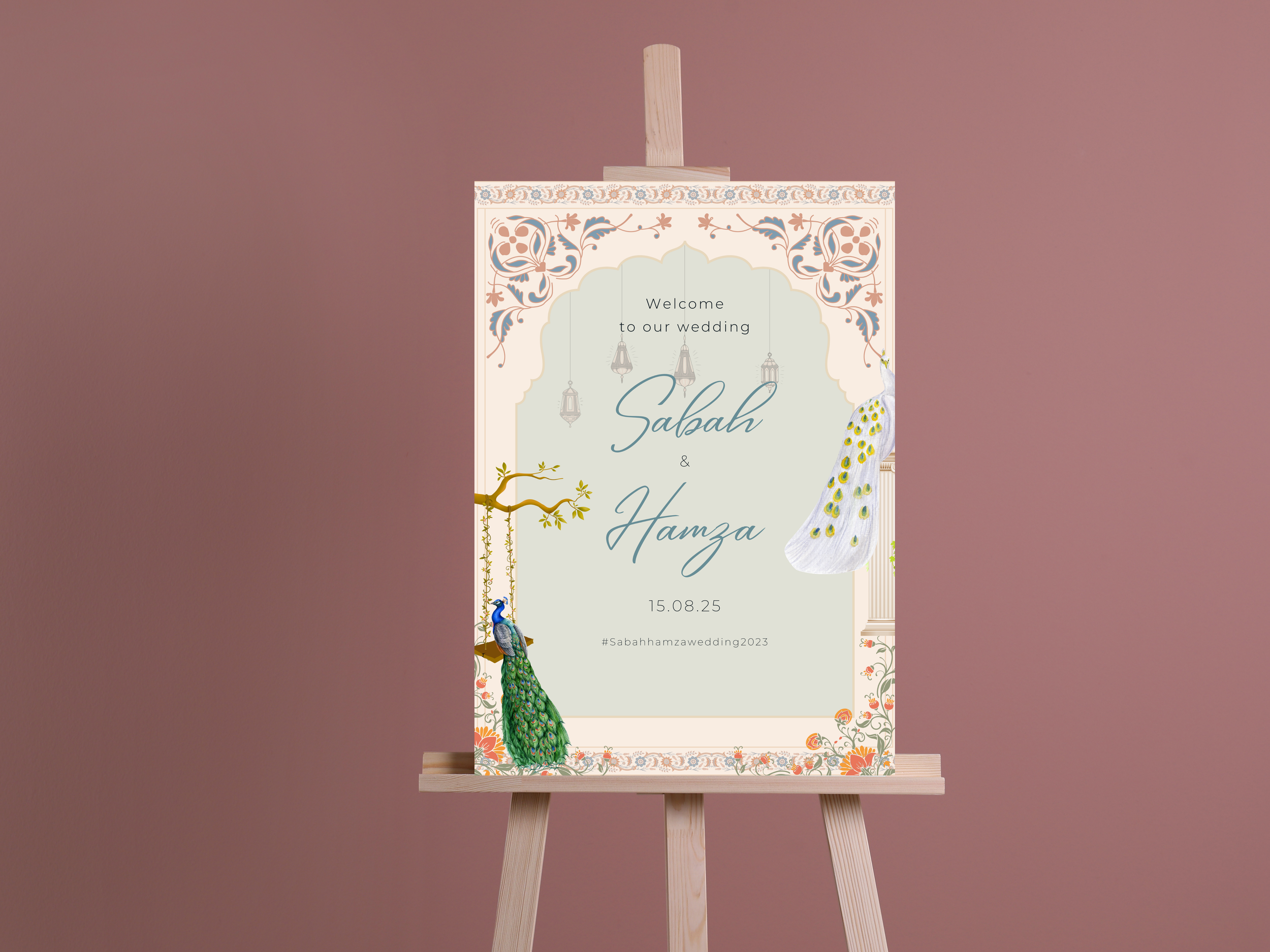 Mughal Wedding Sign