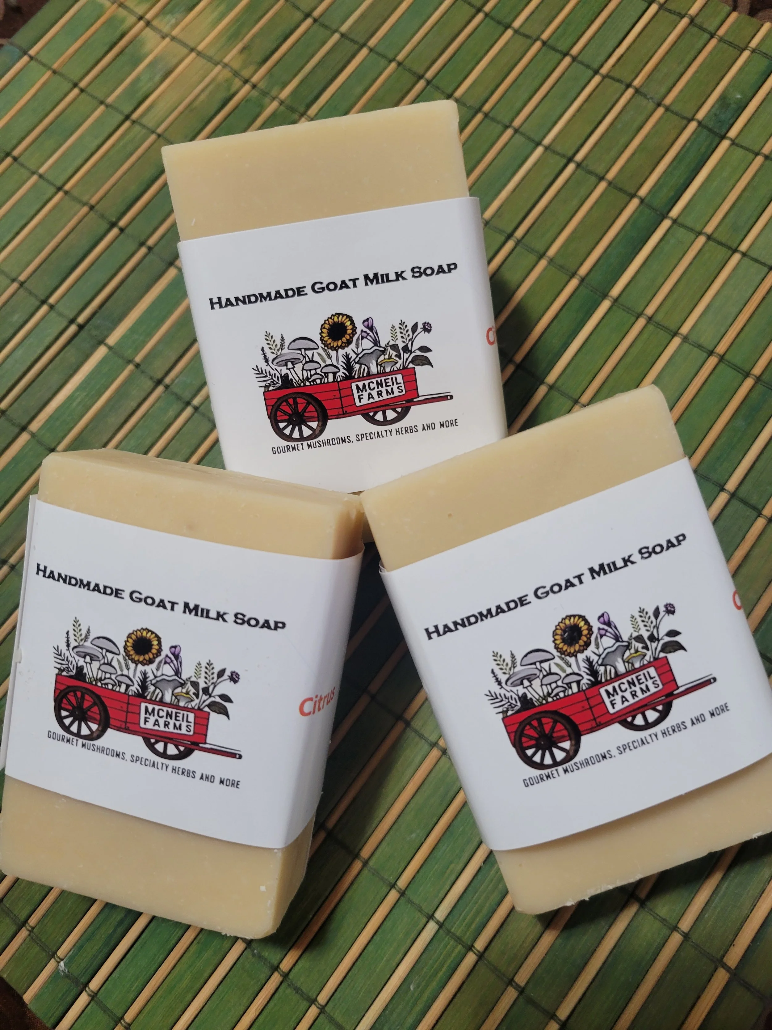 Homemade Goat Milk Soap-3pk